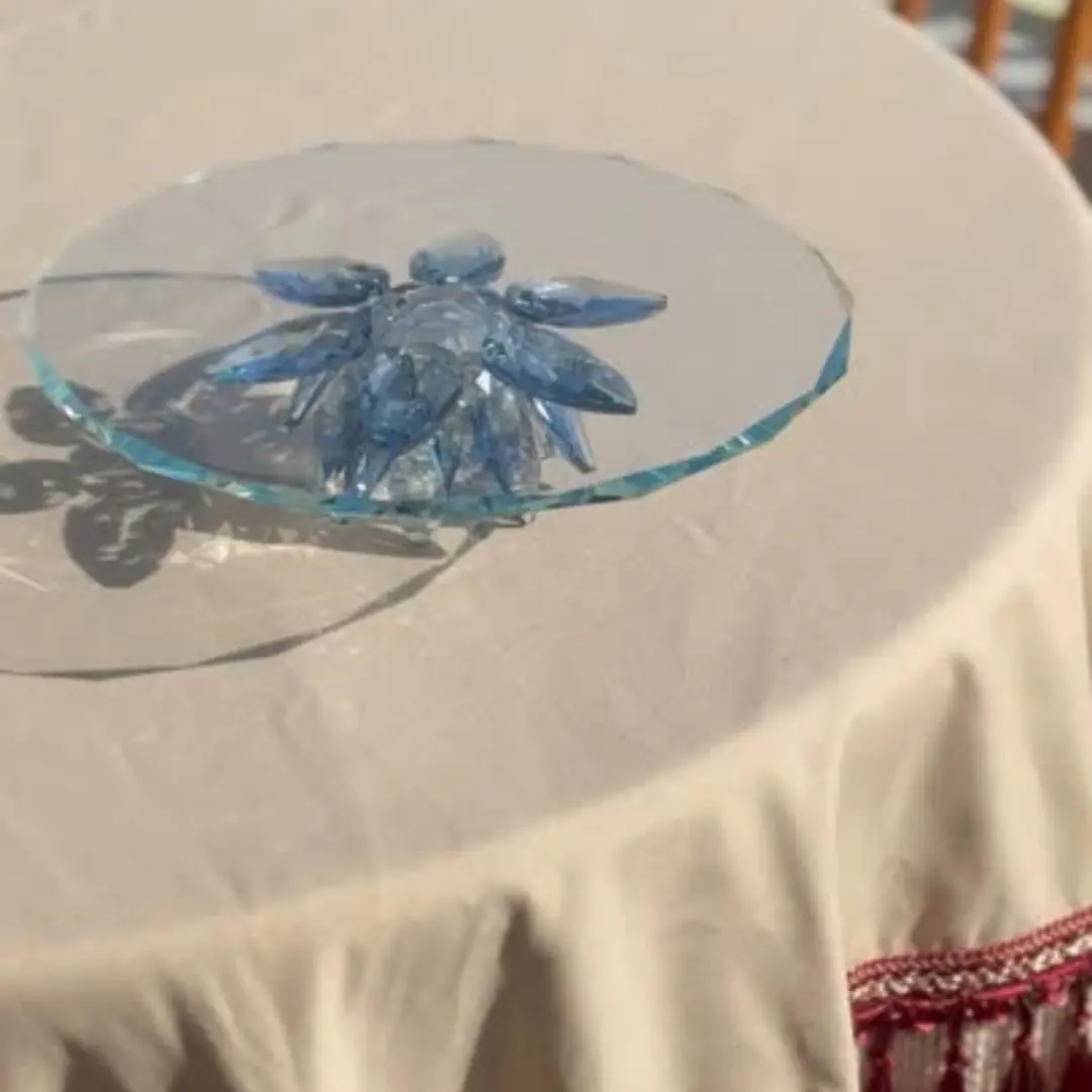 حامل كيك كريستال 29 cm