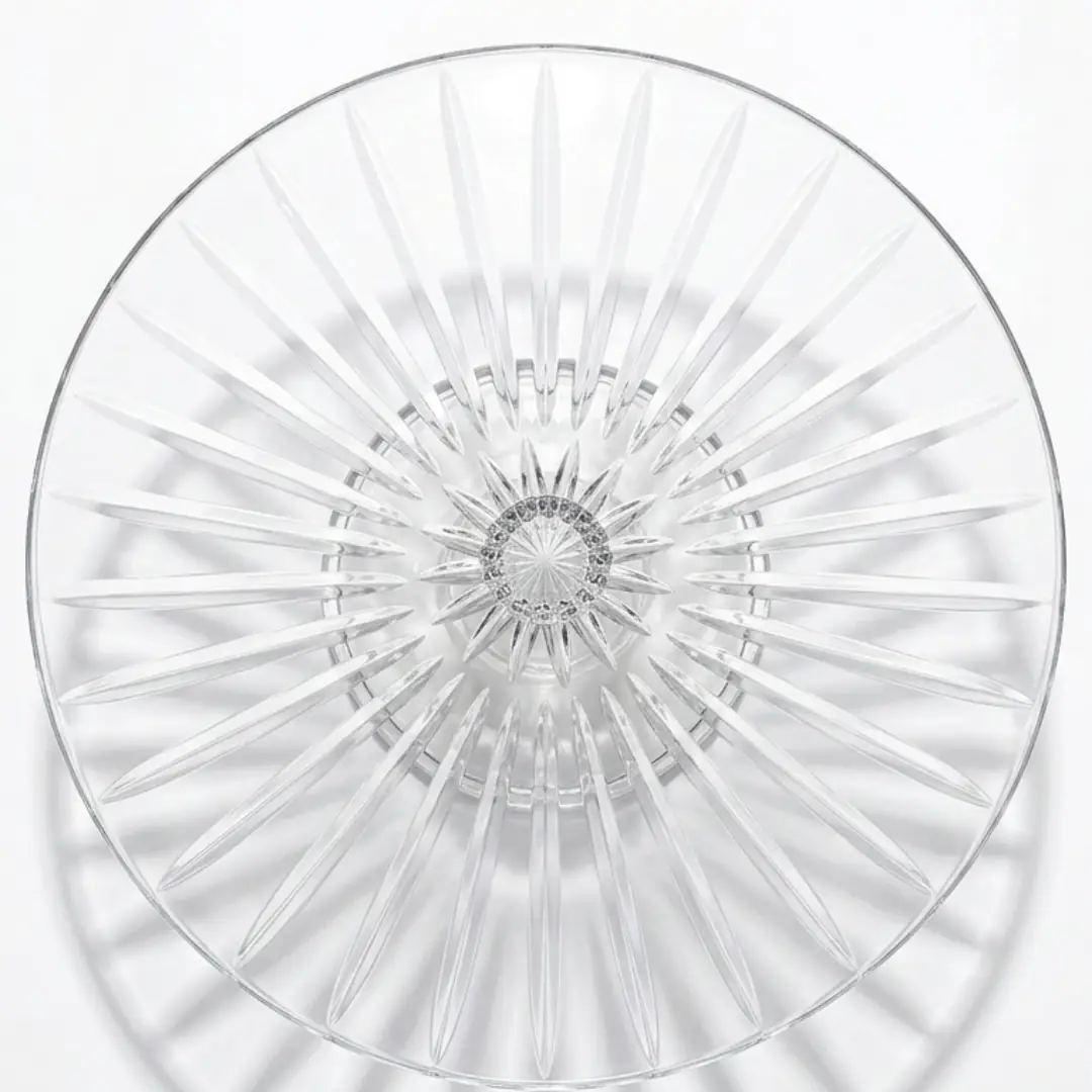 حامل كيك كريستال 30*30 cm