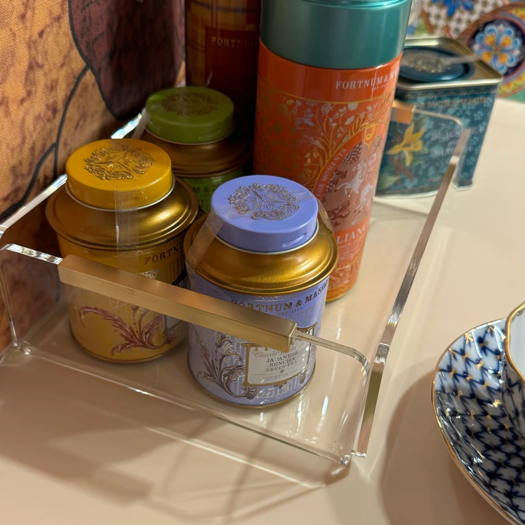 Pirinç Kulplu Pleksi Düzenleyici Kutu 21×26×7 cm 