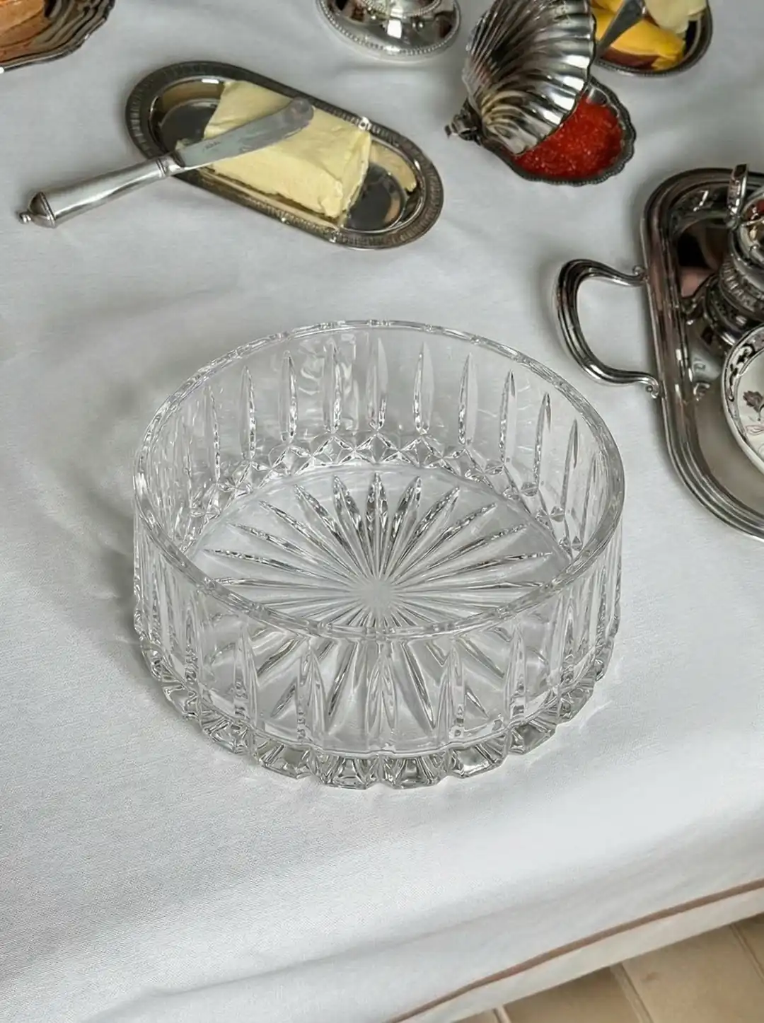 تقديم وعاء كريستال مقطوع 15 cm