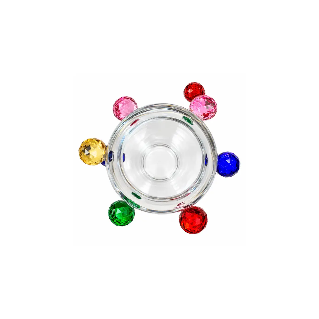 Crystal Colourful Ball Mini Vase