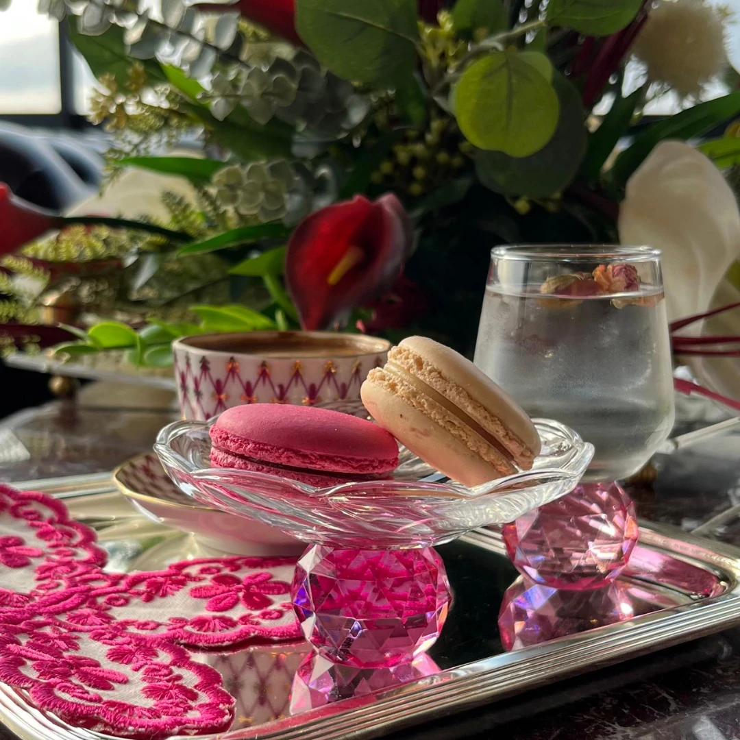 Kristal Top Kahve Yanı Tabak 6'li Set