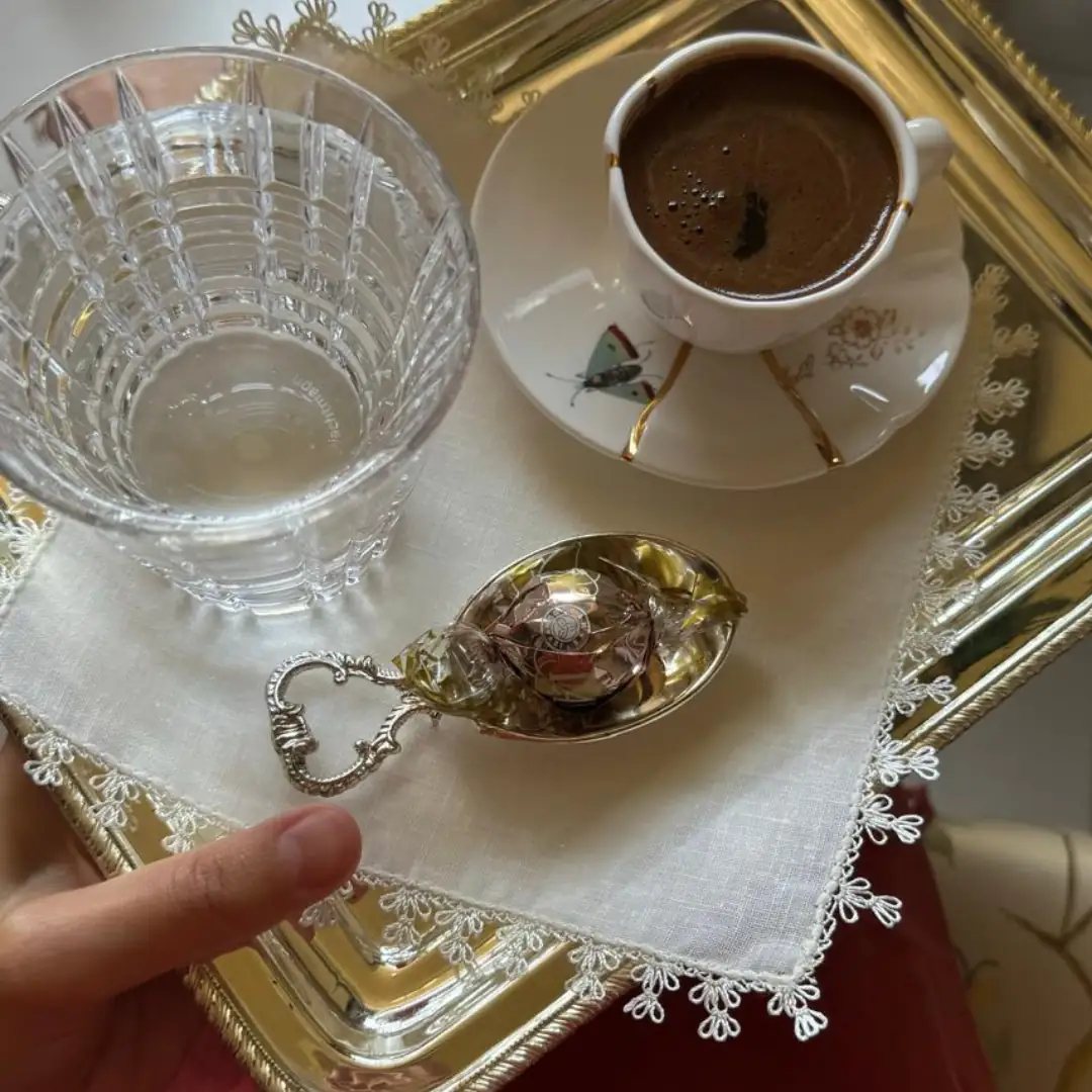 Silver Mini Serving Spoon Single
