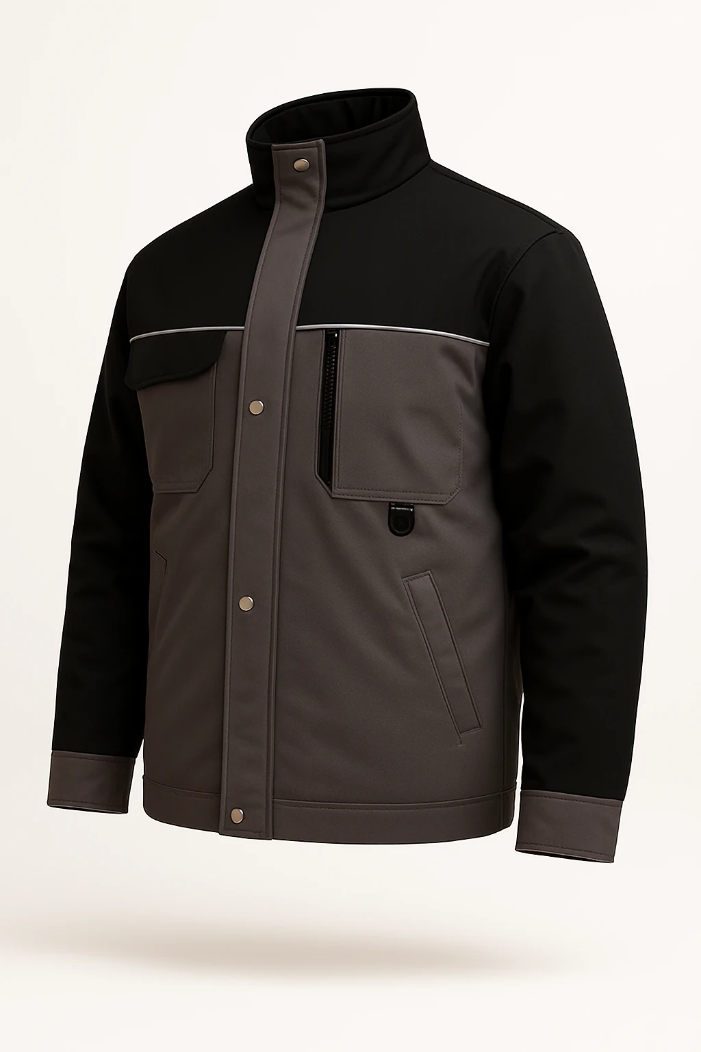 Su ve Rüzgar Geçirmez Mont - Koyu Gri