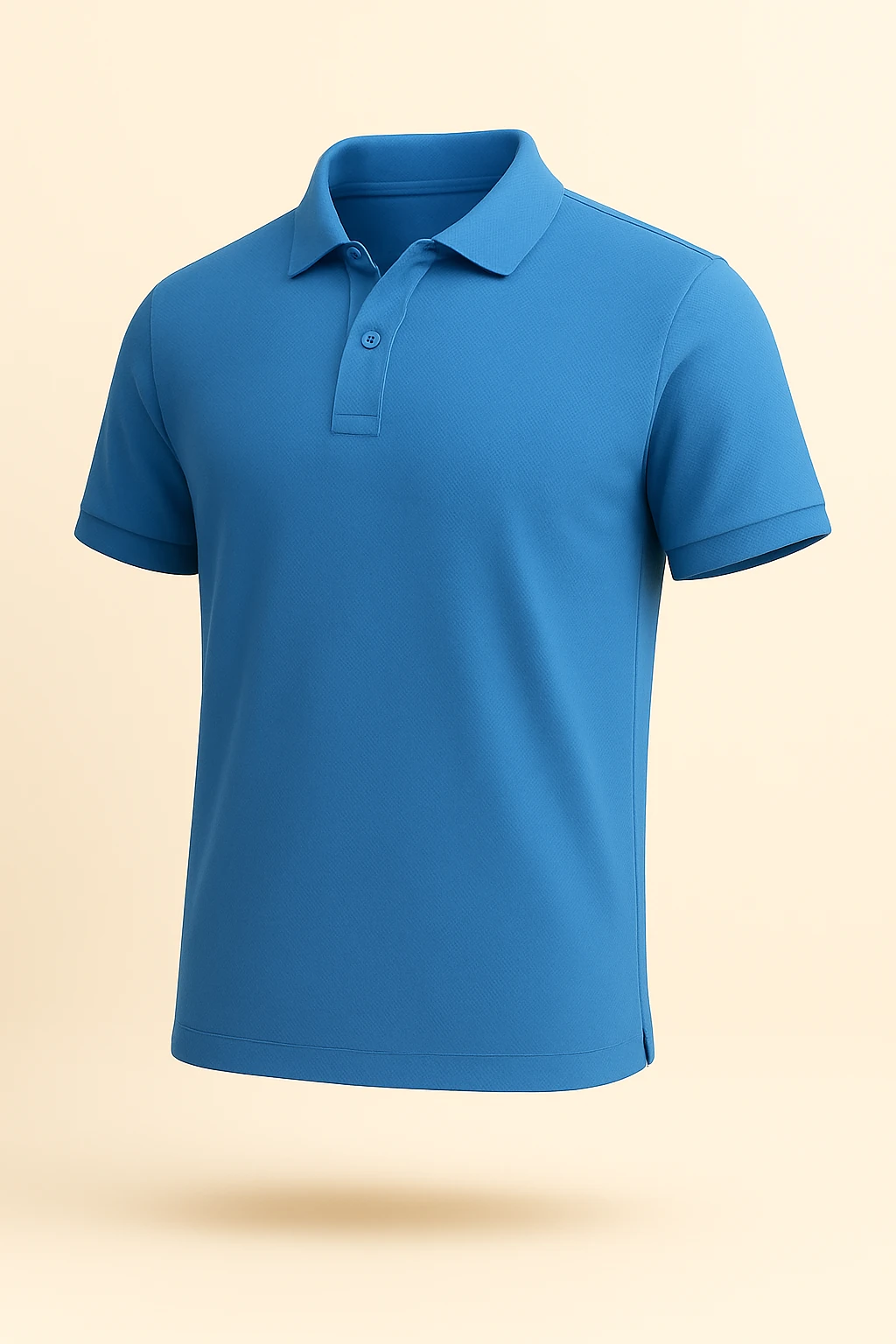 Polo Yaka Lakoste Tişört - Mavi