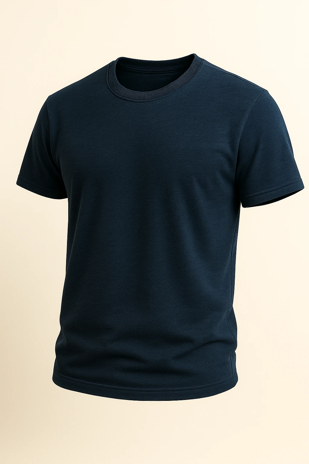 0 Yaka Tişört - Lacivert