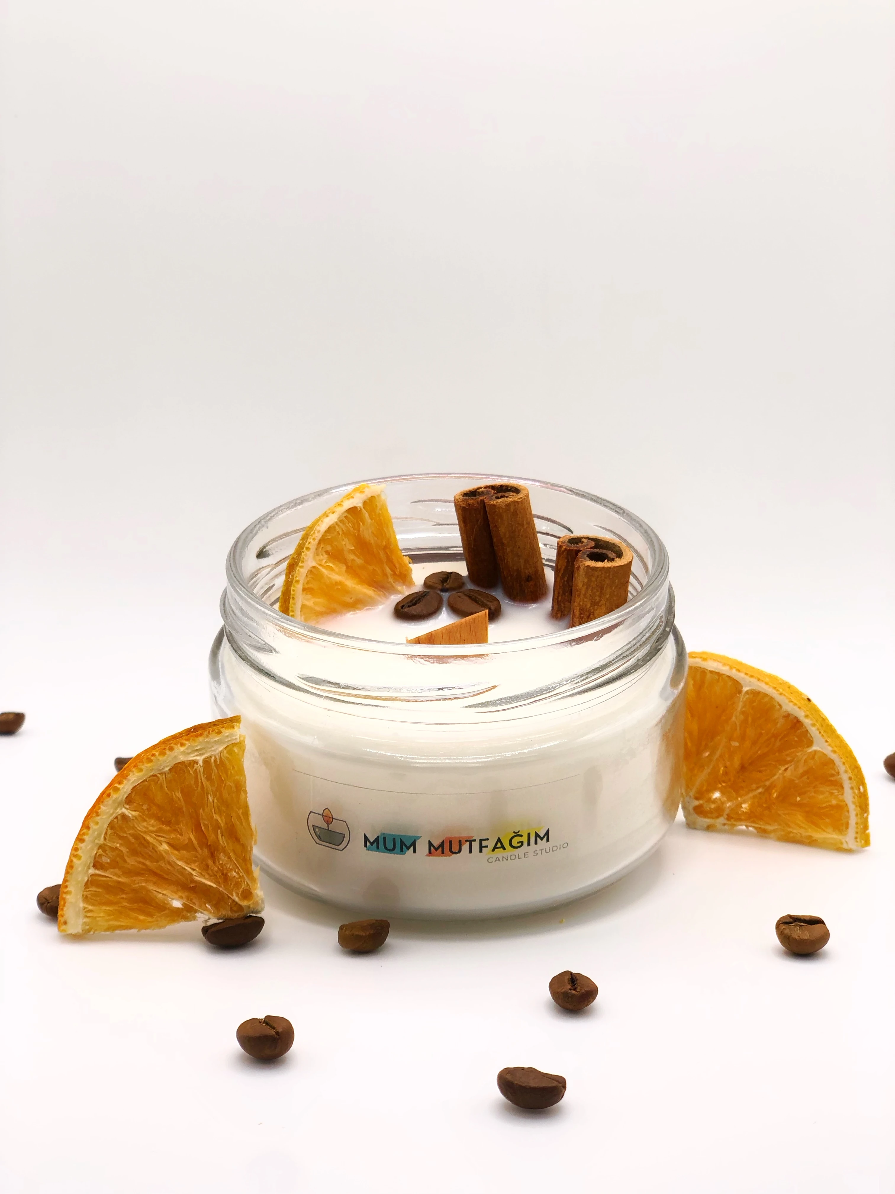 ŞÖMİNE SESLİ KIŞ MUMU