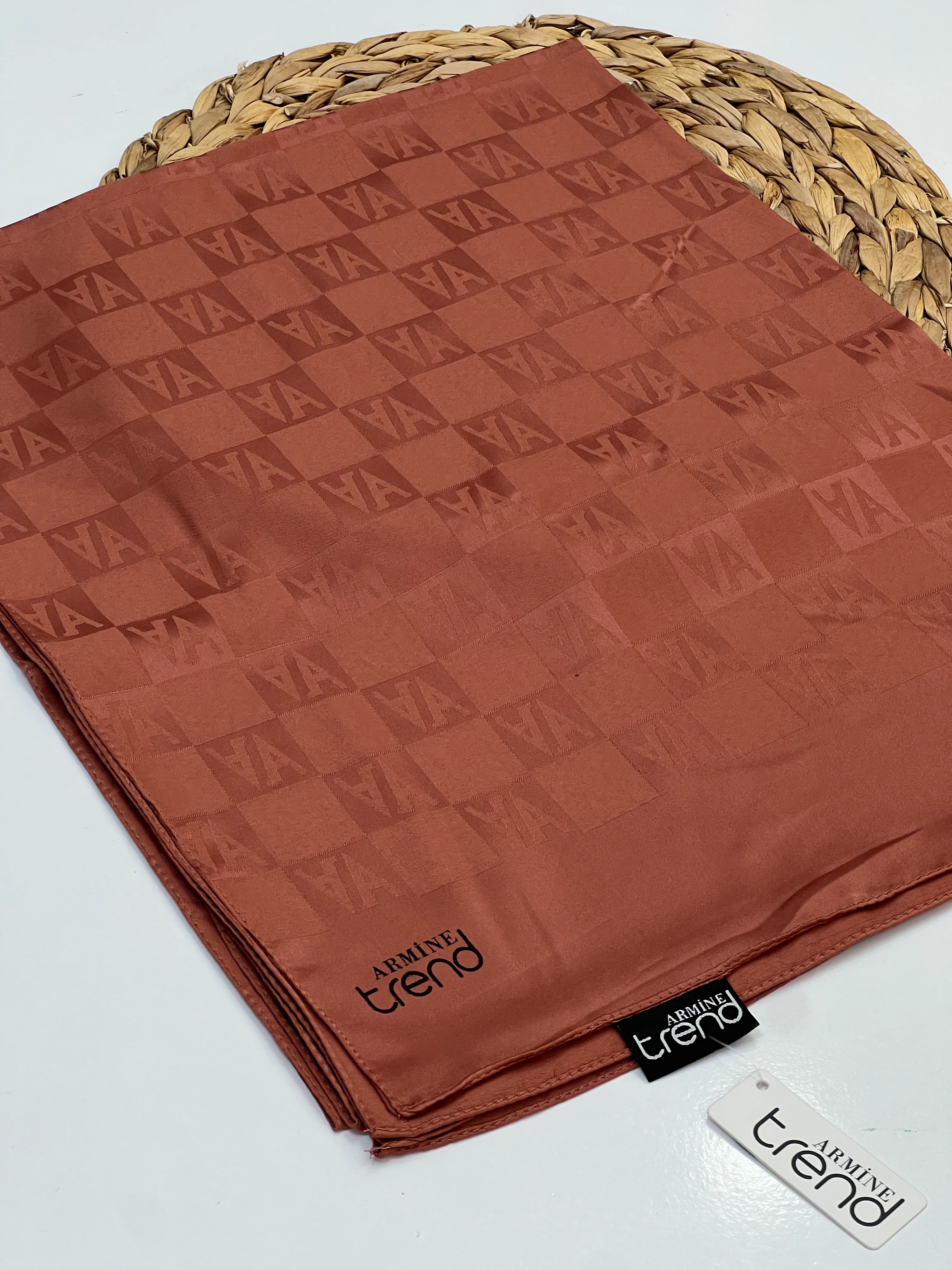 ARMİNE TREND JAKAR ŞALLAR - KOYU GÜL KURUSU