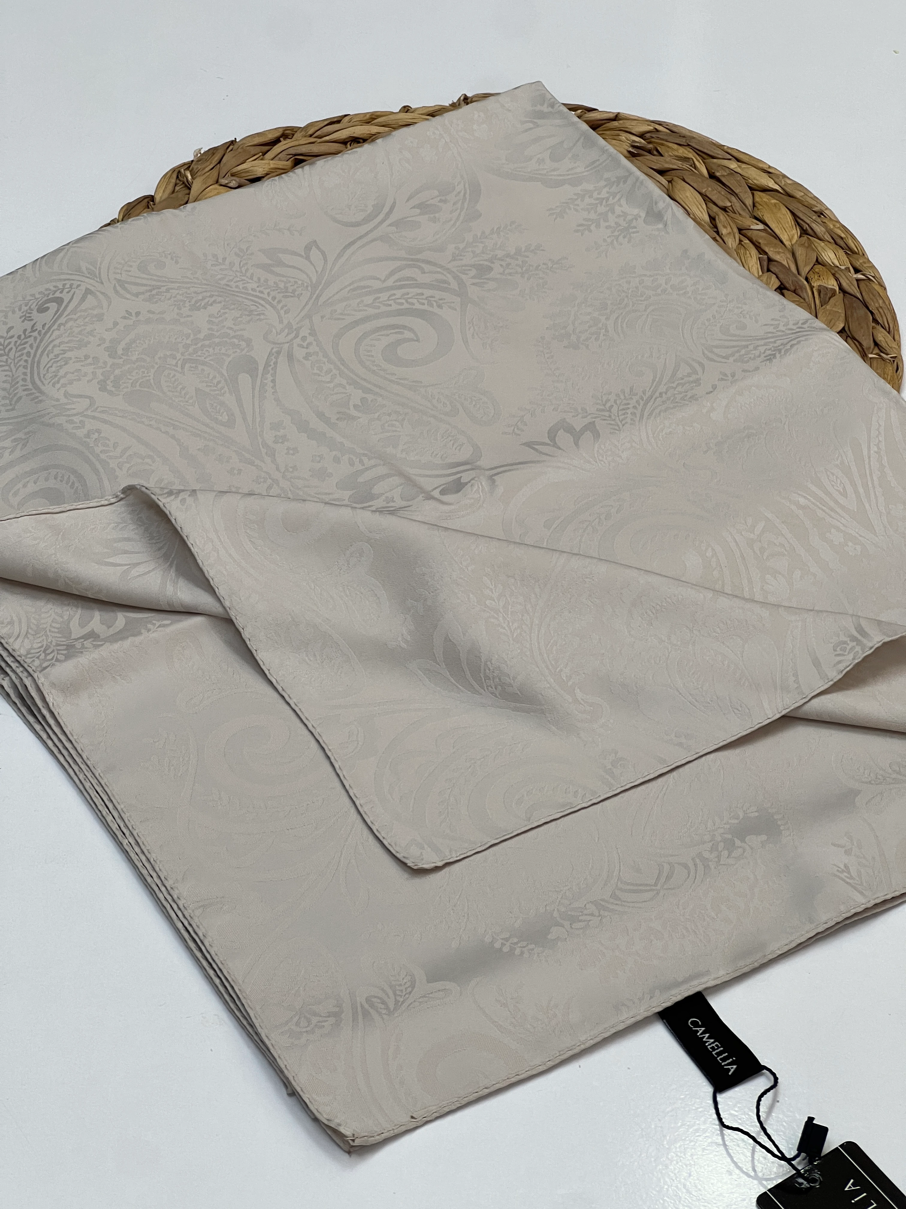 ETNİK DESEN JAKAR ŞAL - BEJ