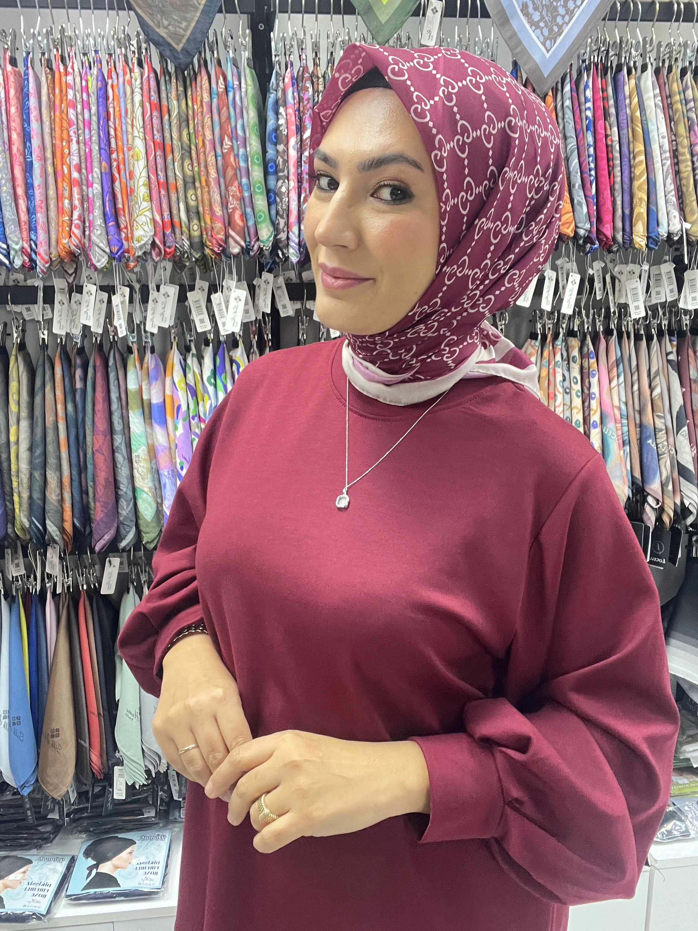 Marka desen soft eşarp GUCCİ 1005