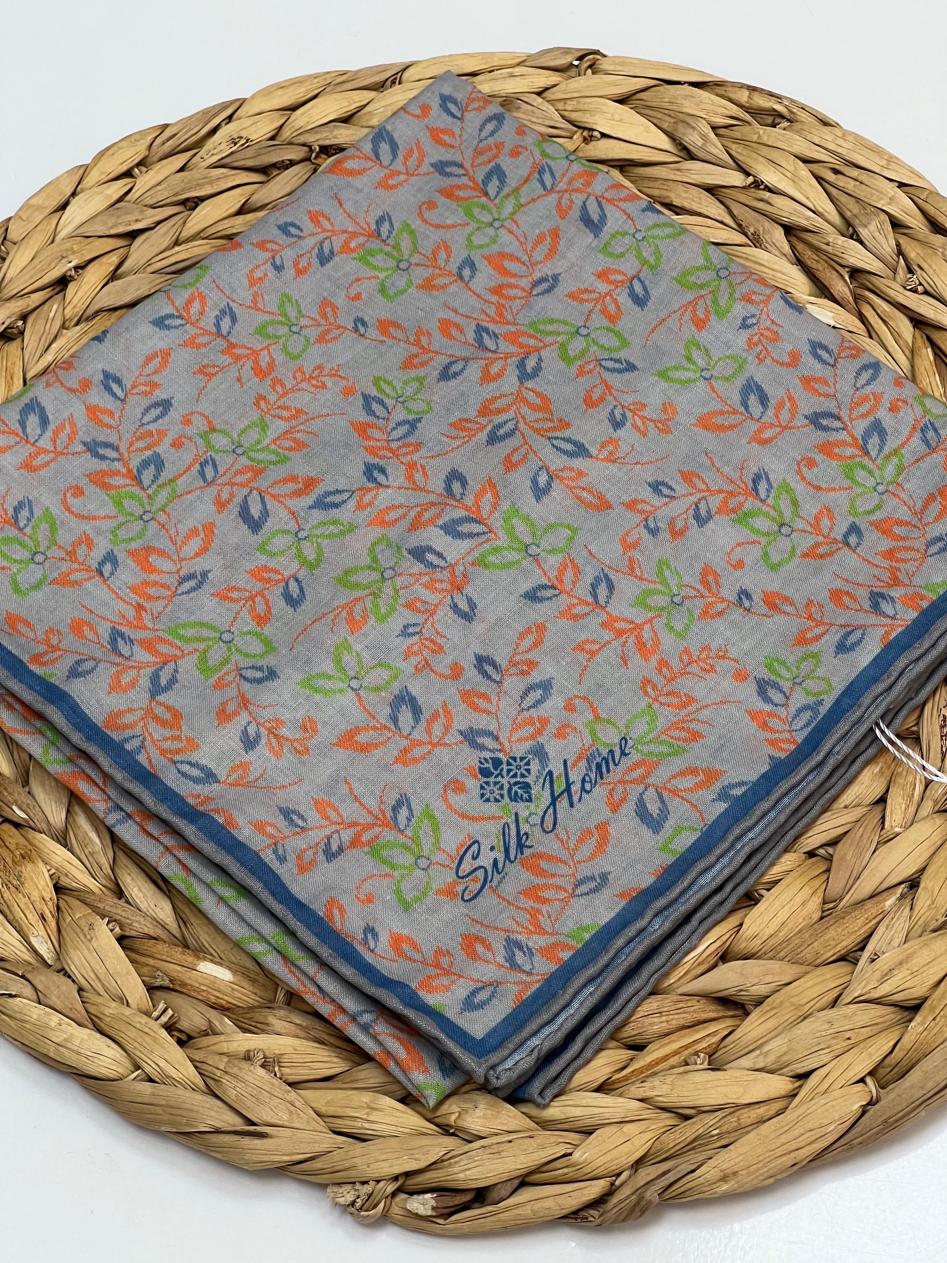 SİLK HOME MİNİK YAPRAK DESEN SOFT EŞARP - MODEL 7