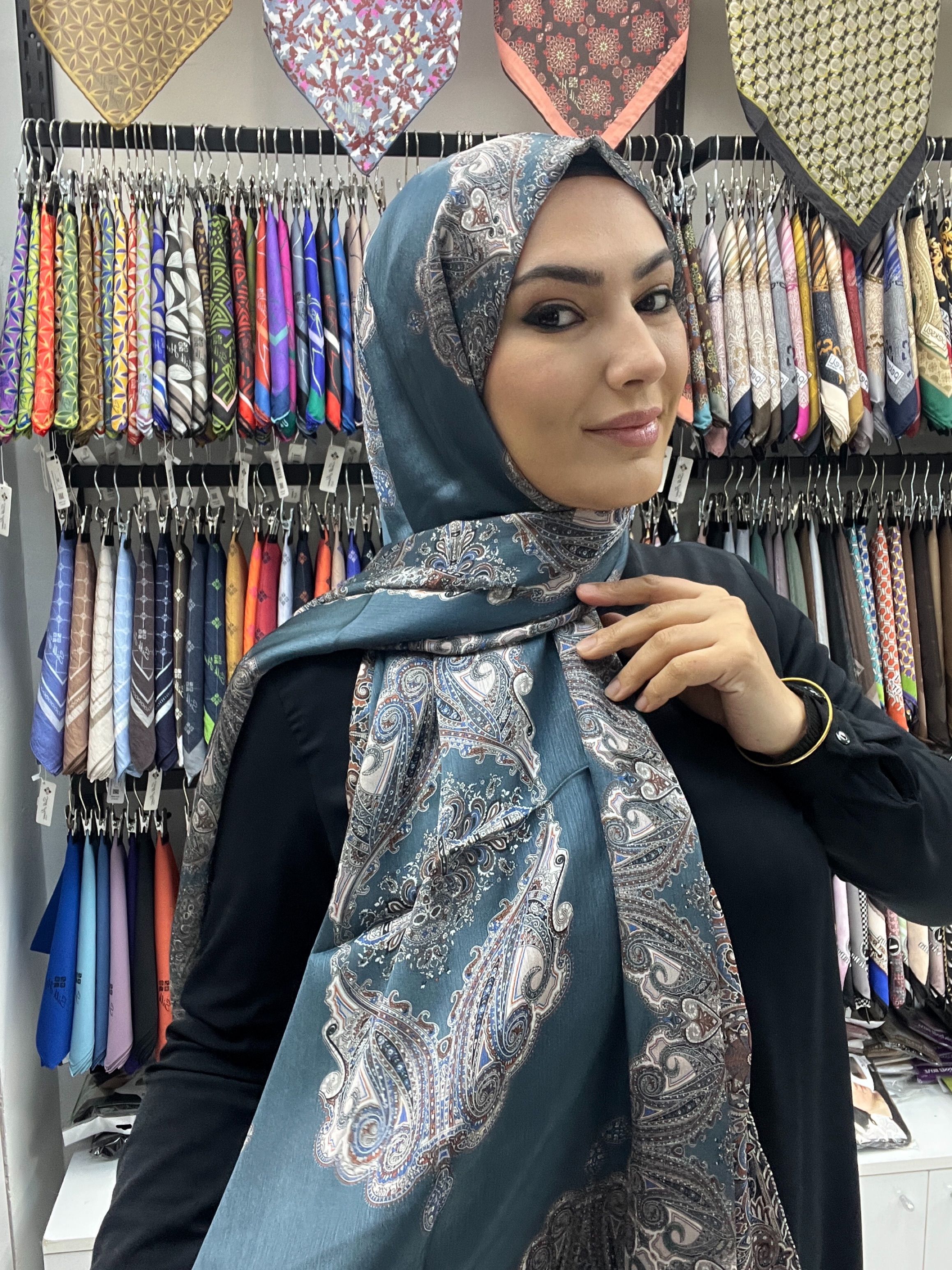 LOCELLA ETNİK DESEN VUAL İPEK ŞAL