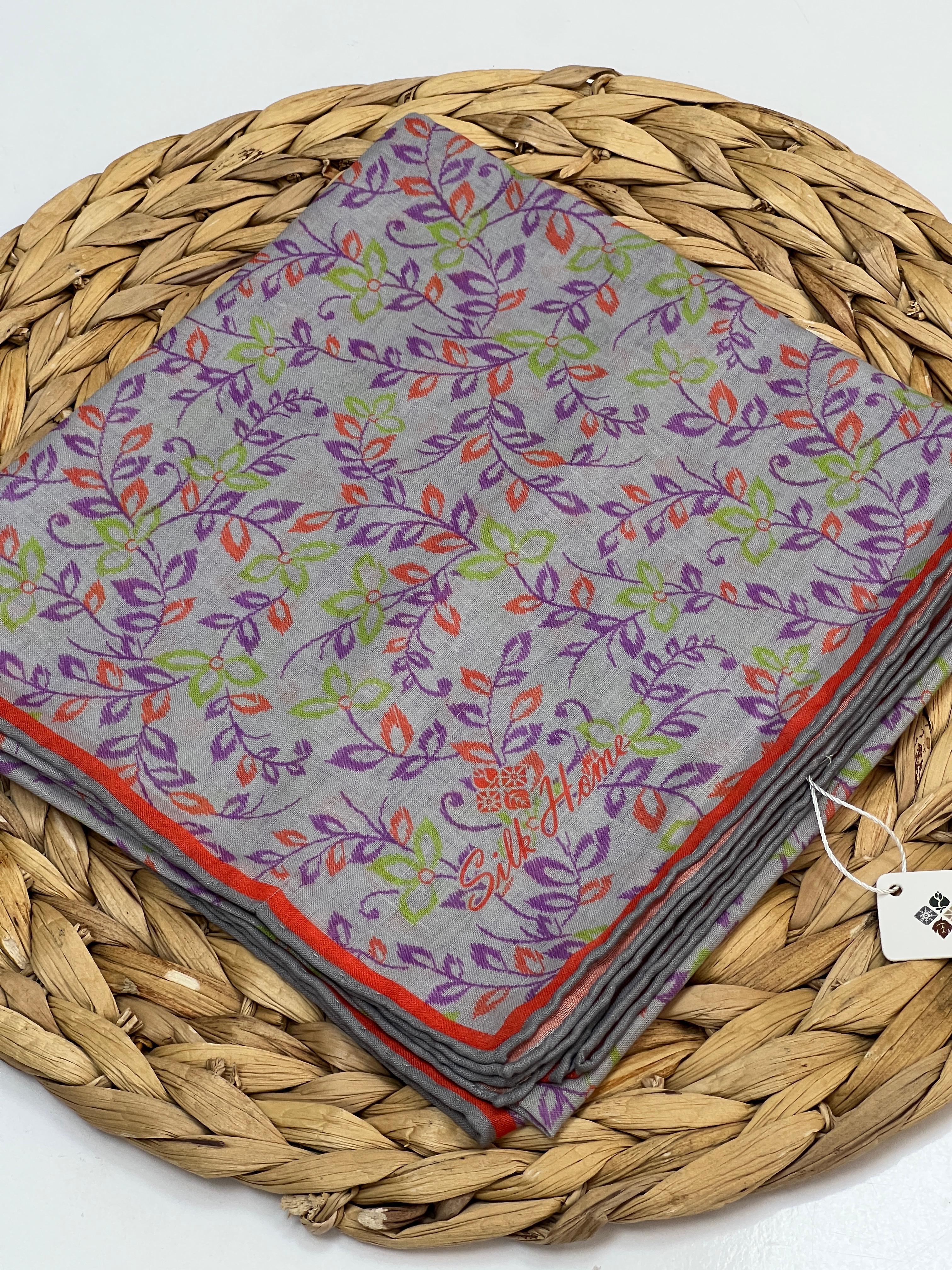 SİLK HOME MİNİK YAPRAK DESEN SOFT EŞARP - MODEL 9