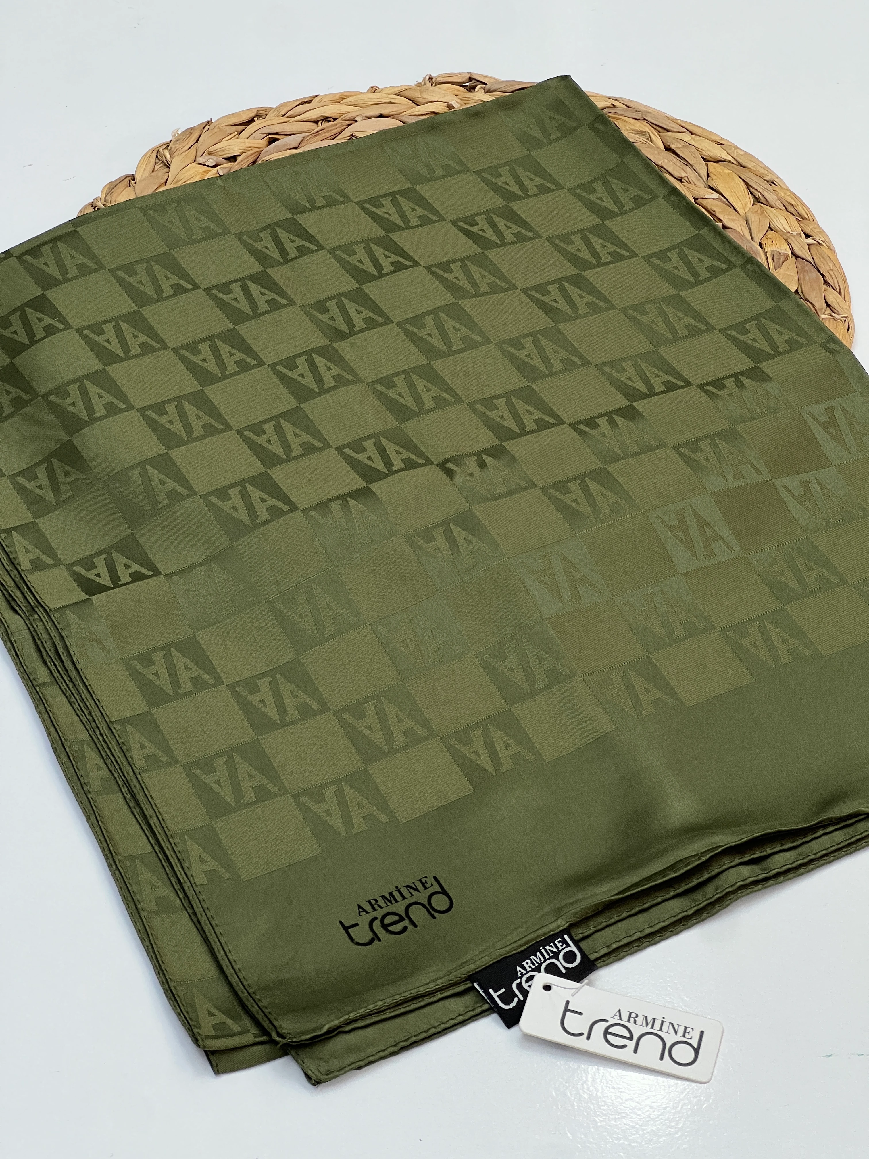 ARMİNE TREND JAKAR ŞALLAR - HAKİ YEŞİL