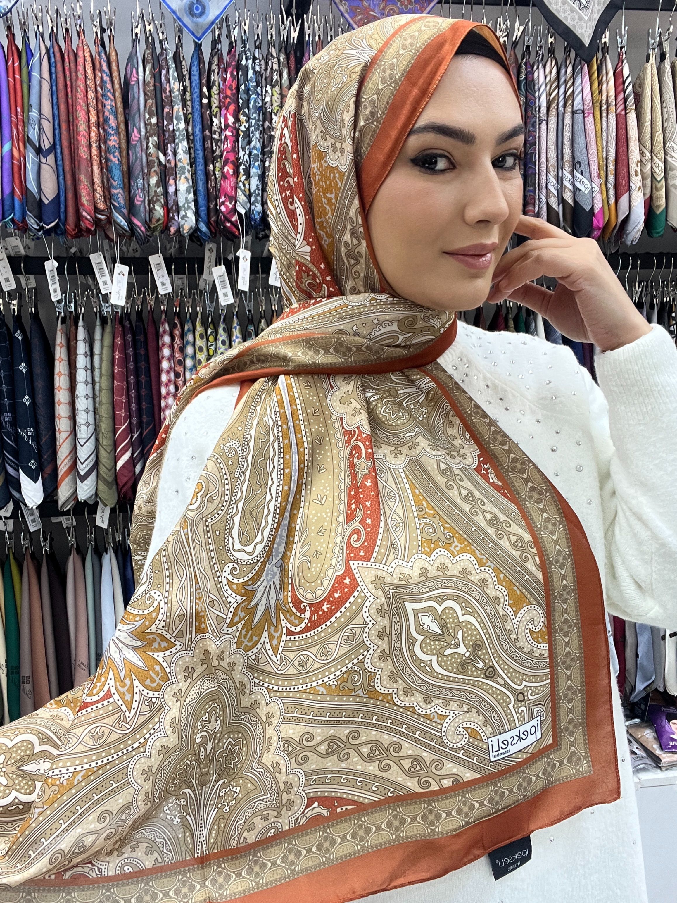 ETRO DESEN SOFT PAMUK ŞAL - TARÇIN
