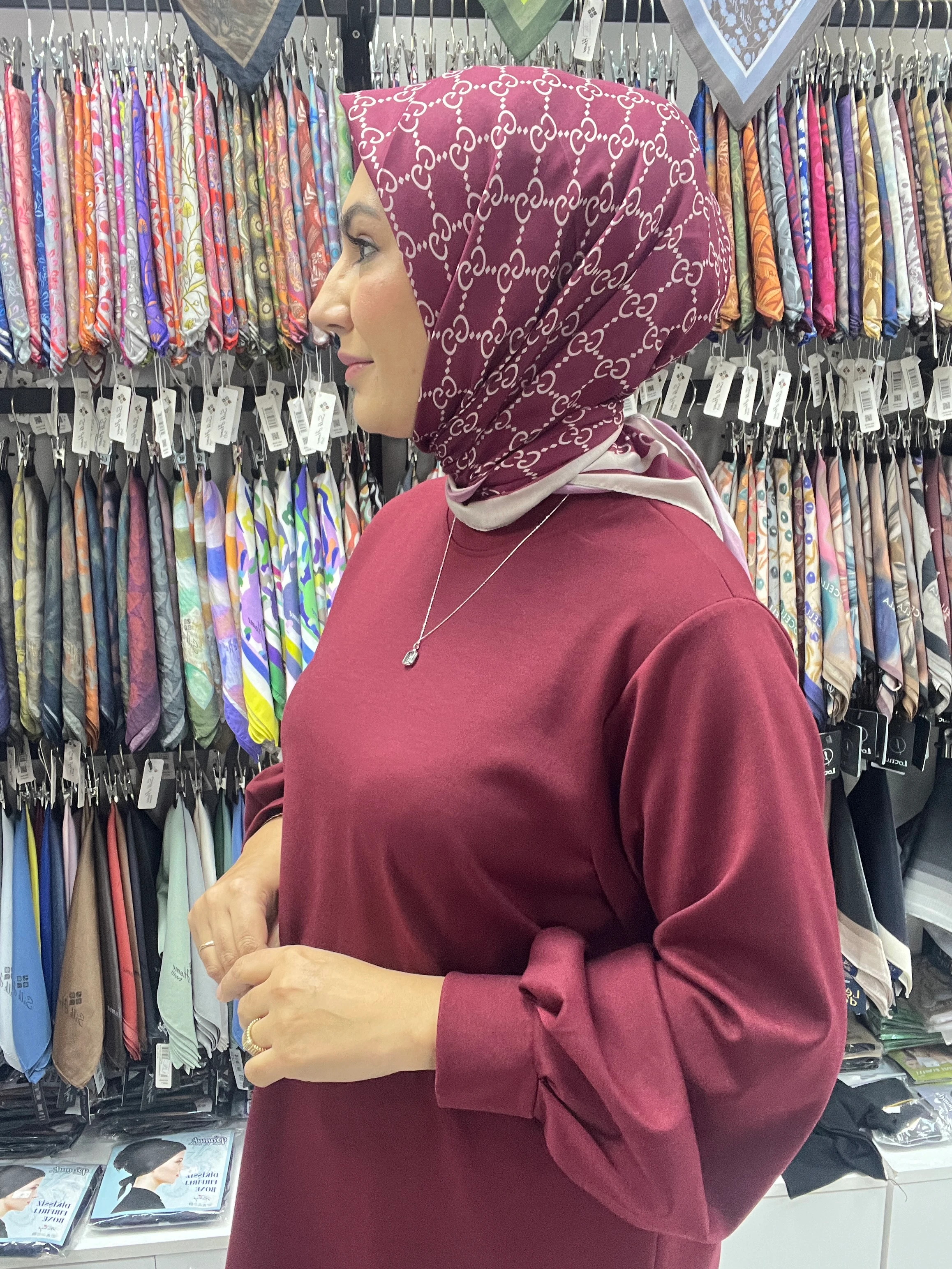 Marka desen soft eşarp GUCCİ 1005