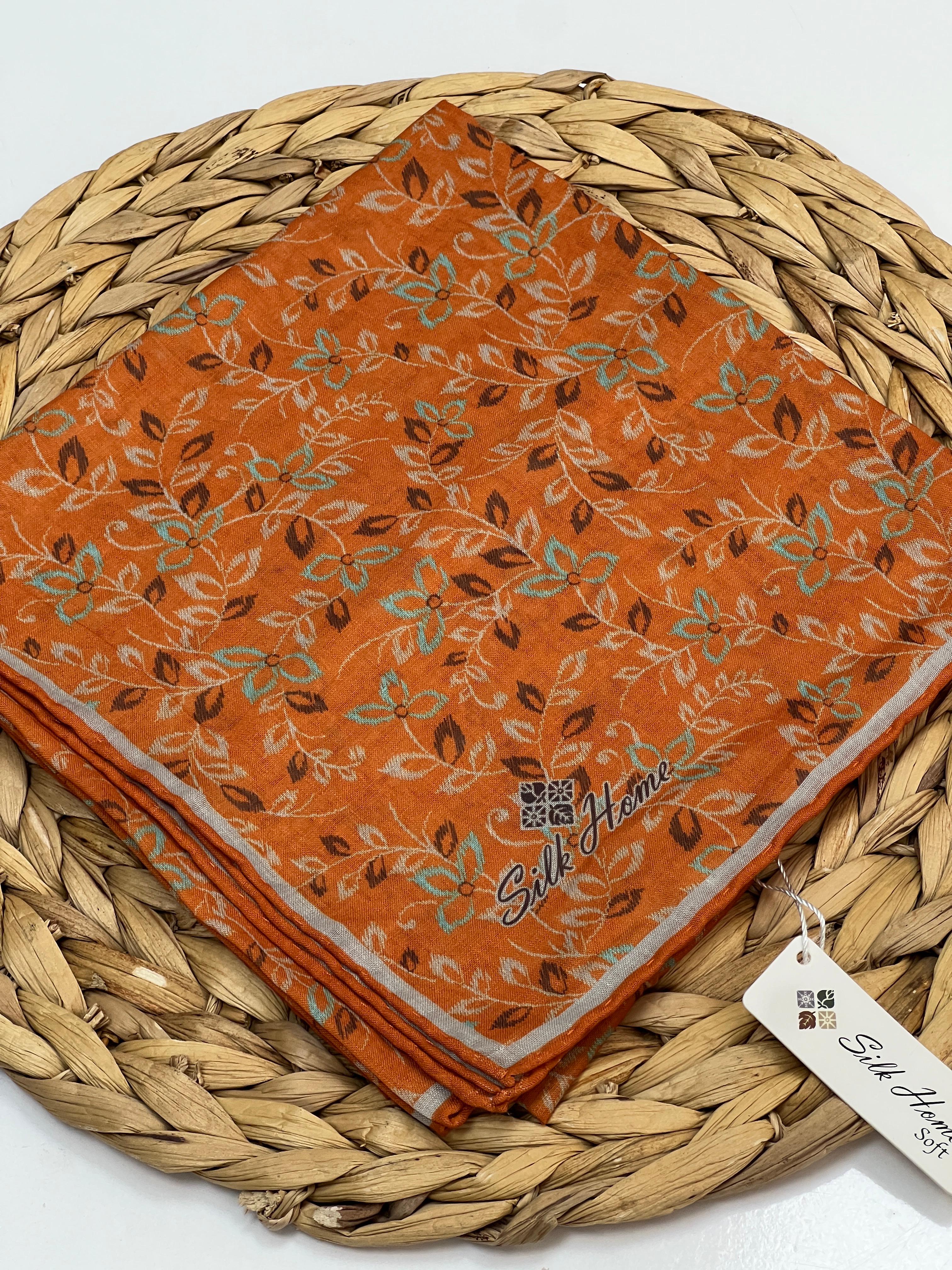 SİLK HOME MİNİK YAPRAK DESEN SOFT EŞARP - MODEL 10