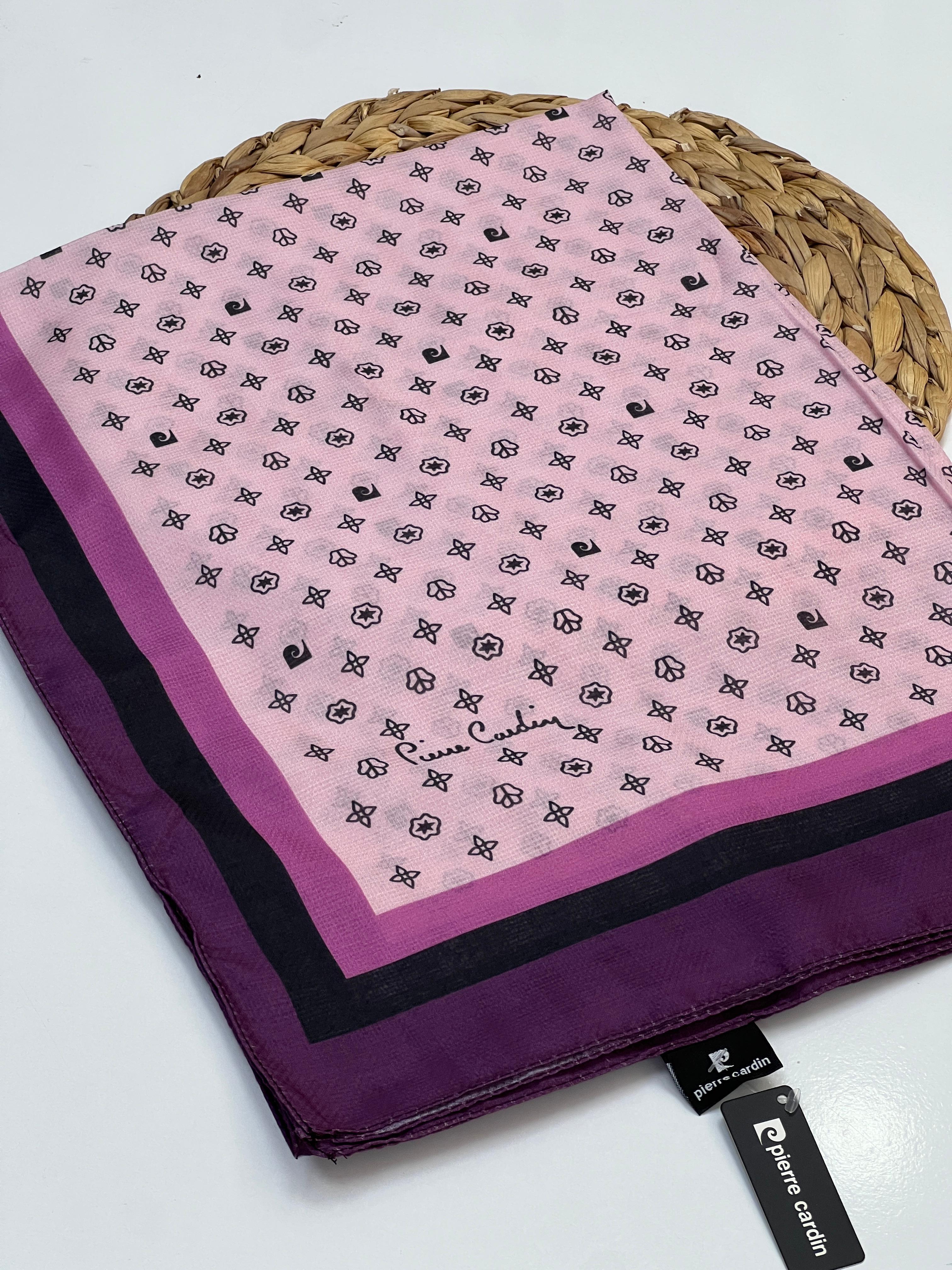 PİEERE CARDİN LACOSTE KUMAŞ SOFT ŞAL - PEMBE