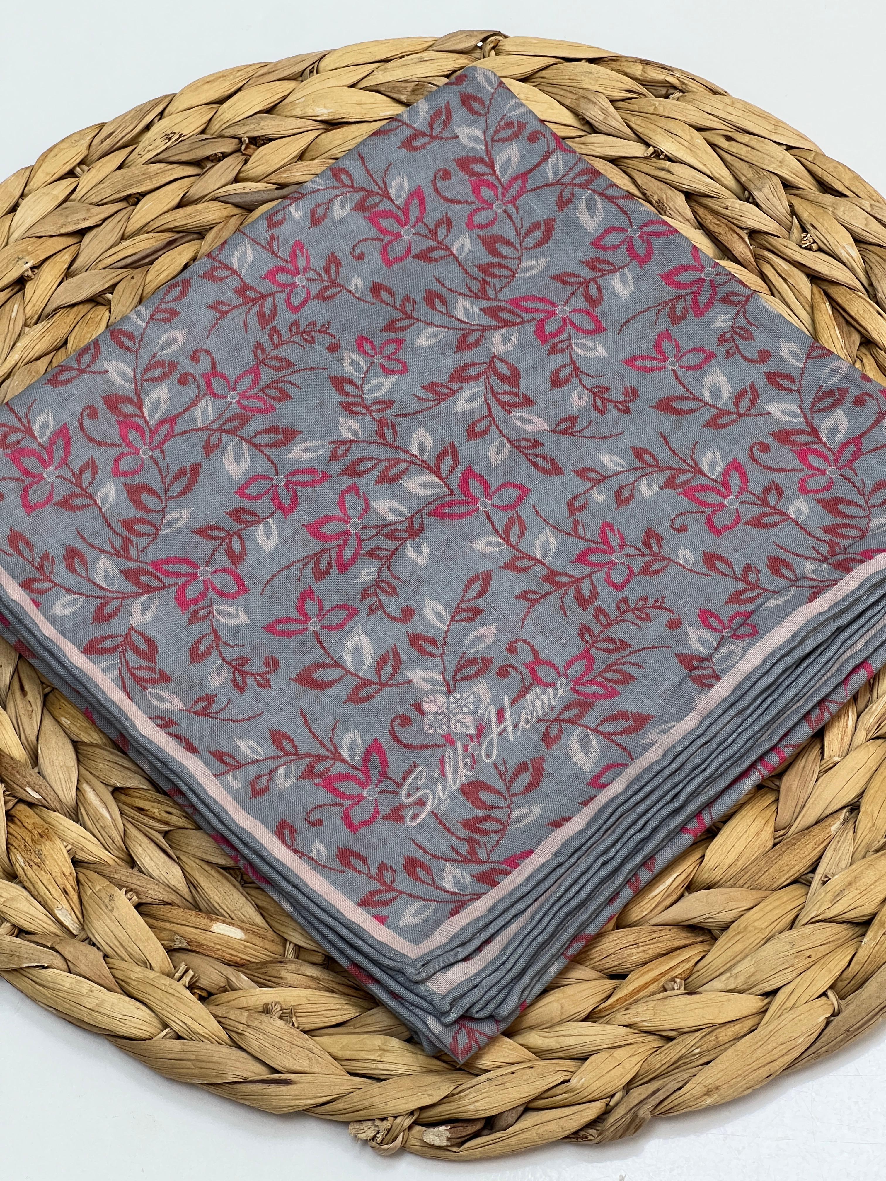 SİLK HOME MİNİK YAPRAK DESEN SOFT EŞARP - MODEL 5