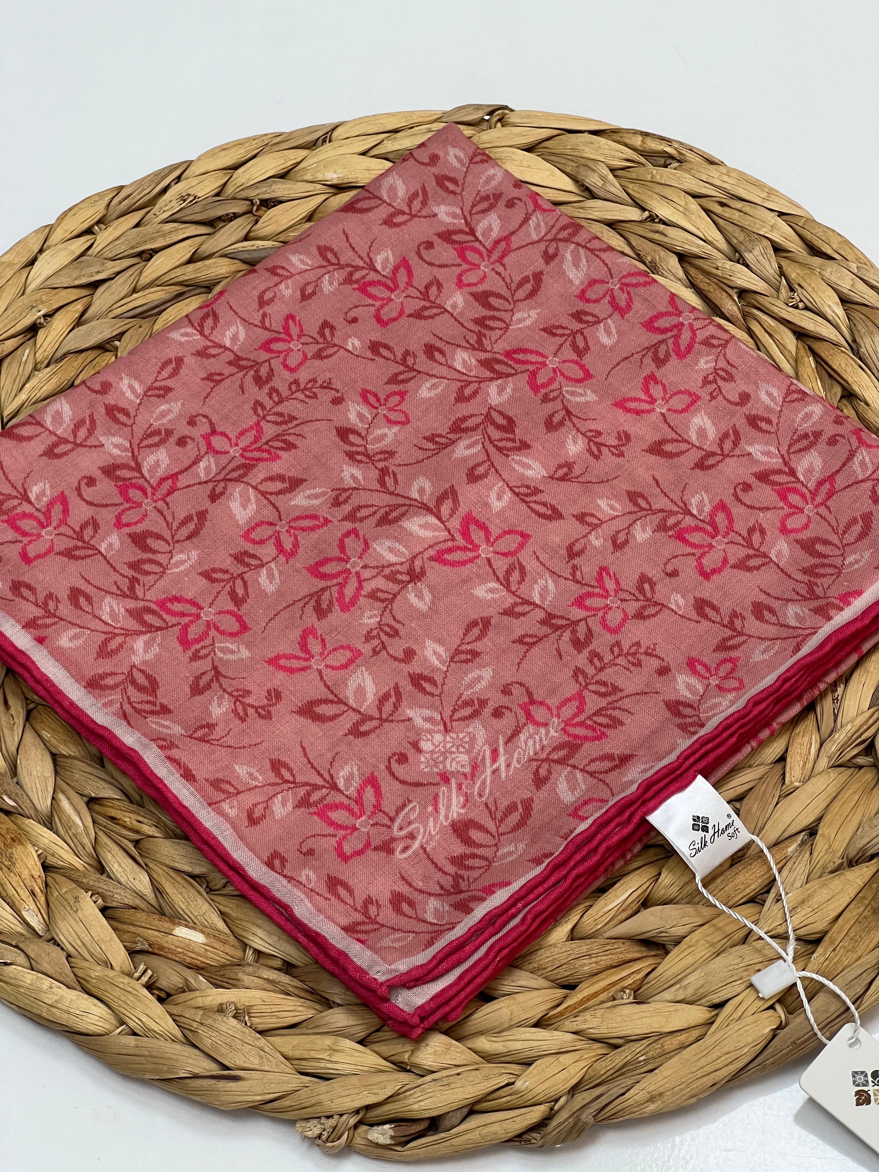 SİLK HOME MİNİK YAPRAK DESEN SOFT EŞARP - MODEL 18