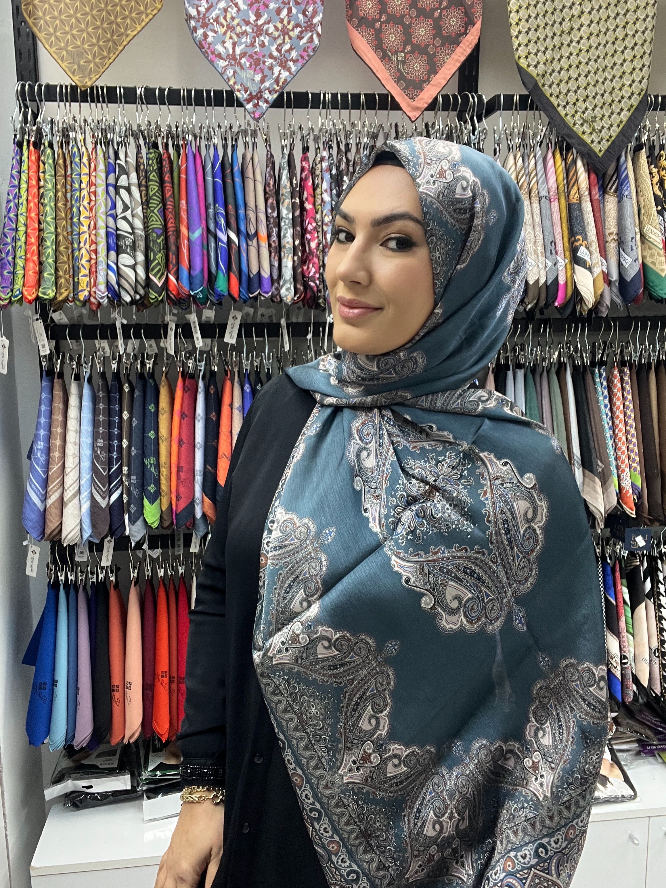 LOCELLA ETNİK DESEN VUAL İPEK ŞAL