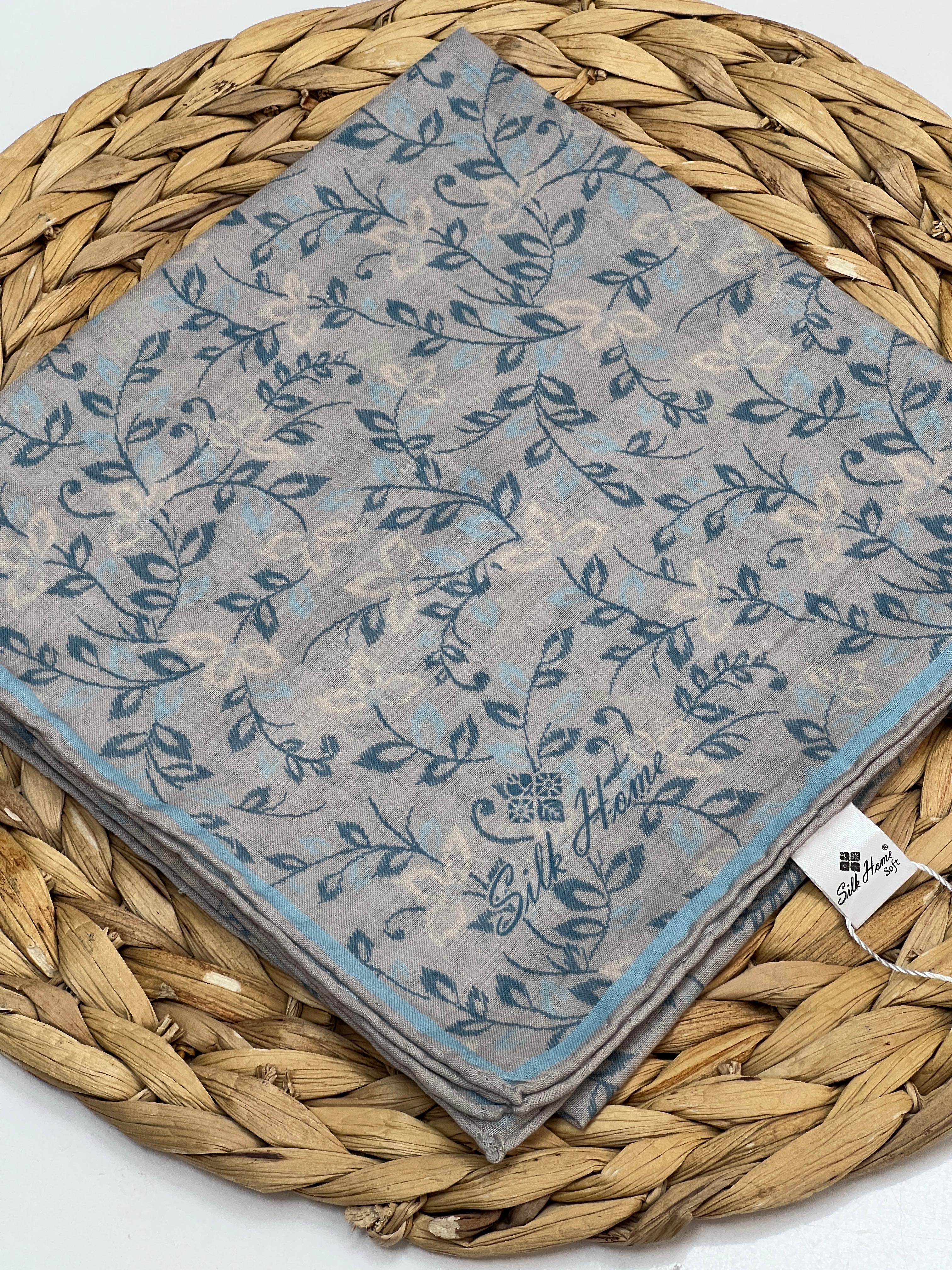 SİLK HOME MİNİK YAPRAK DESEN SOFT EŞARP - MODEL 8