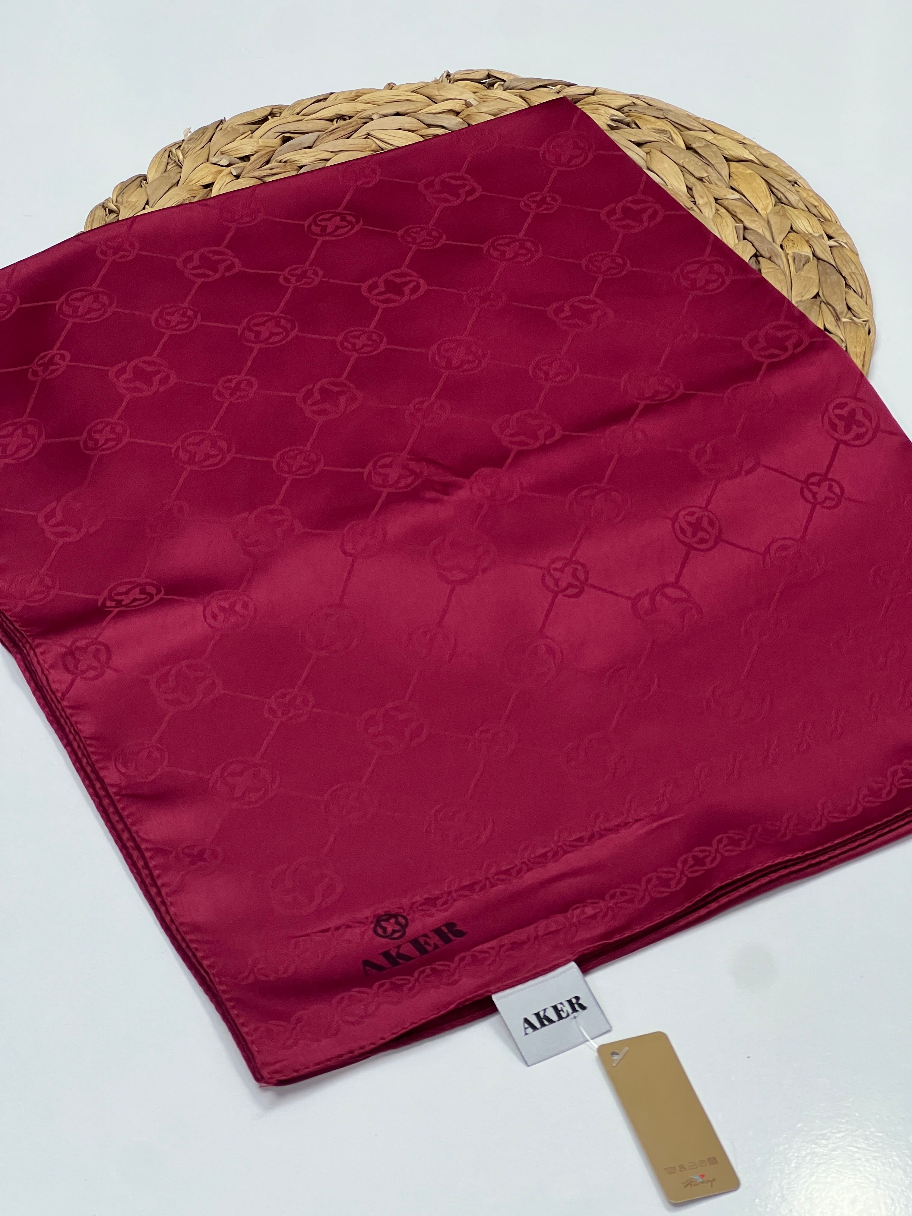AKER SPORT MONOGRAM DESEN JAKAR ŞAL - MÜRDÜM