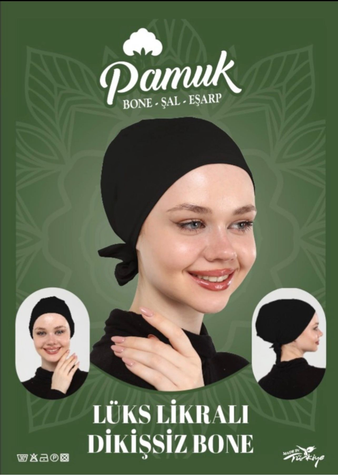 LÜX LİKRALI DİKİŞSİZ BONE