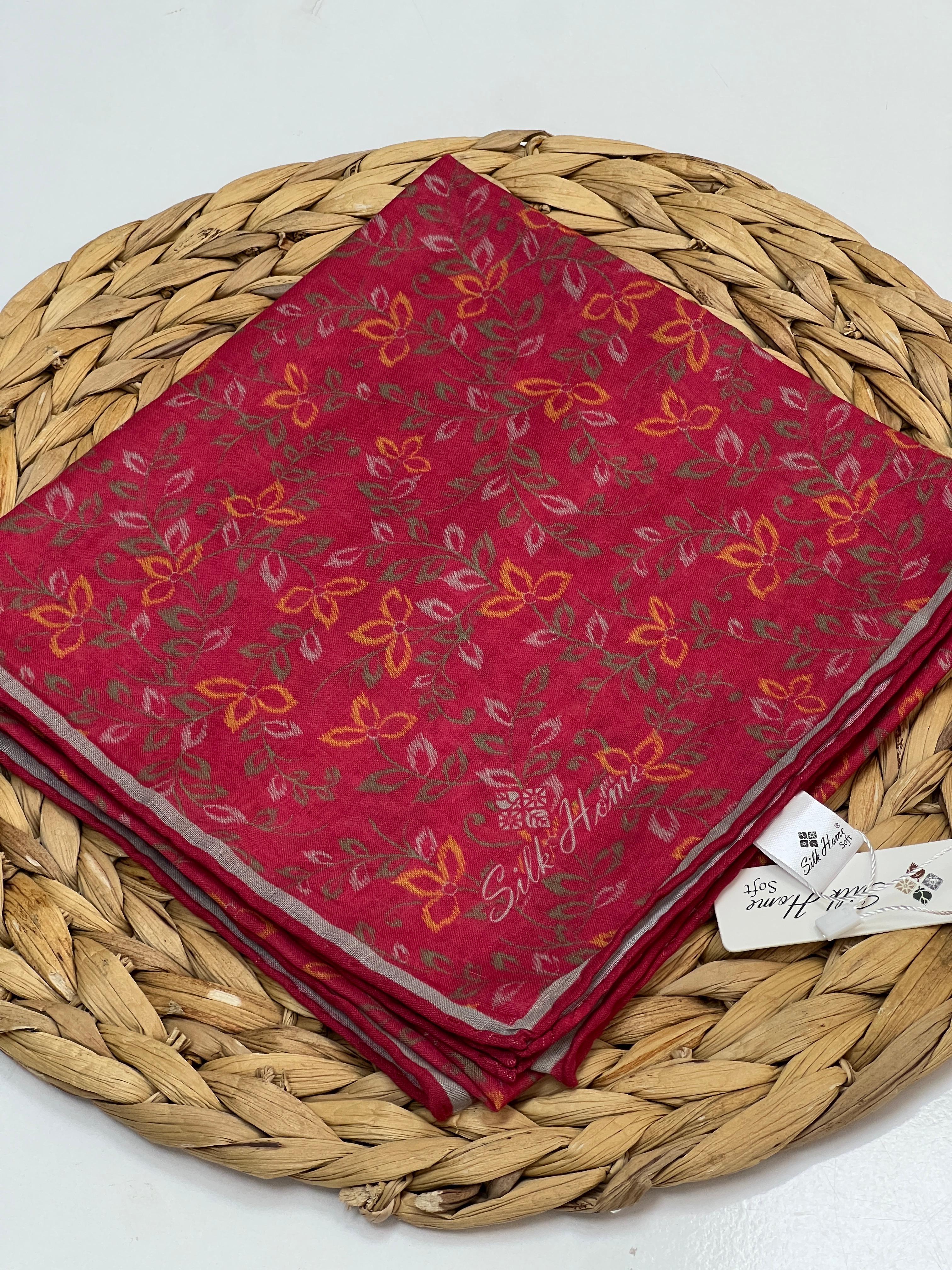 SİLK HOME MİNİK YAPRAK DESEN SOFT EŞARP - MODEL 19