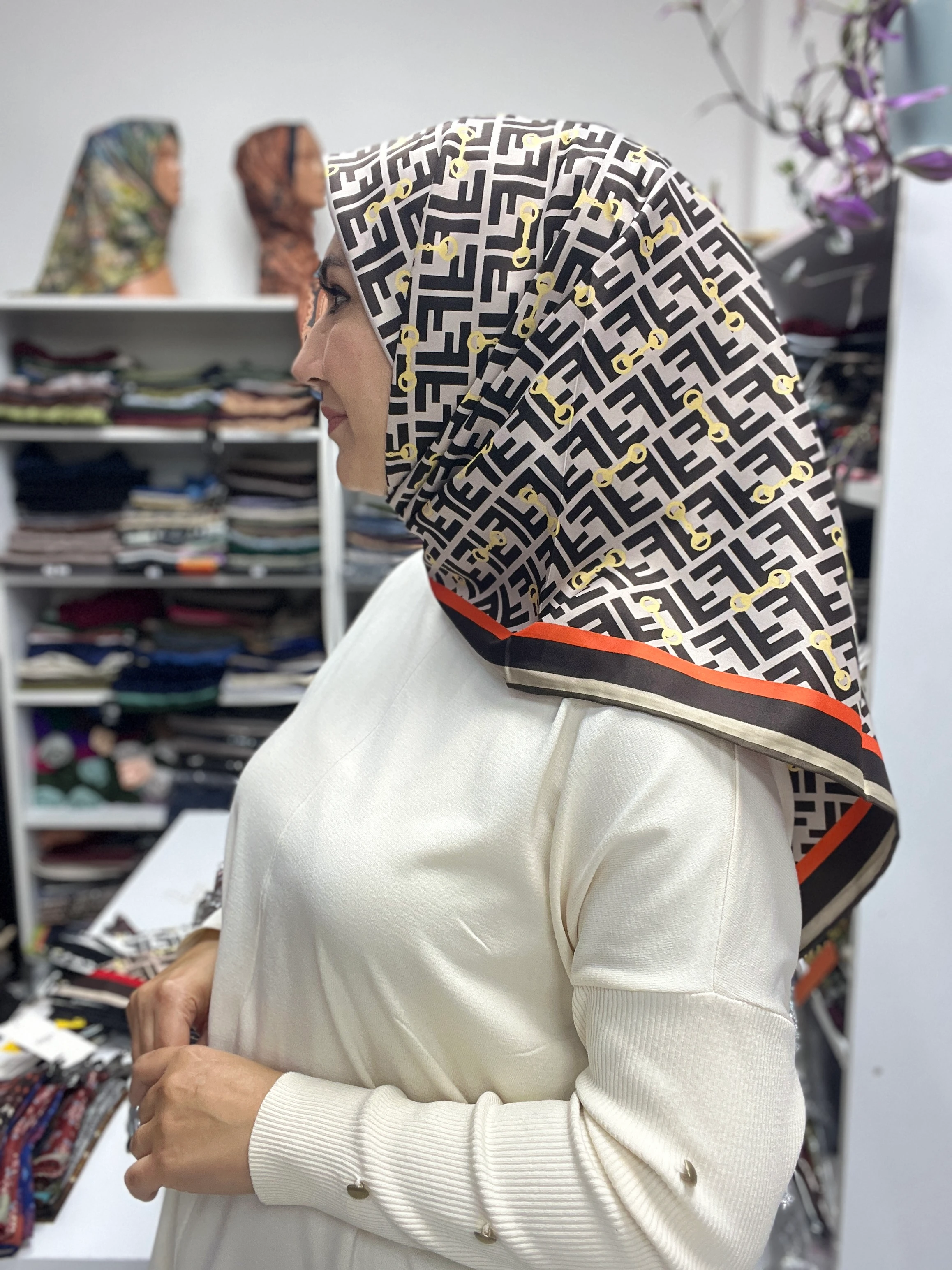 Fendi ithal eşarp 1001