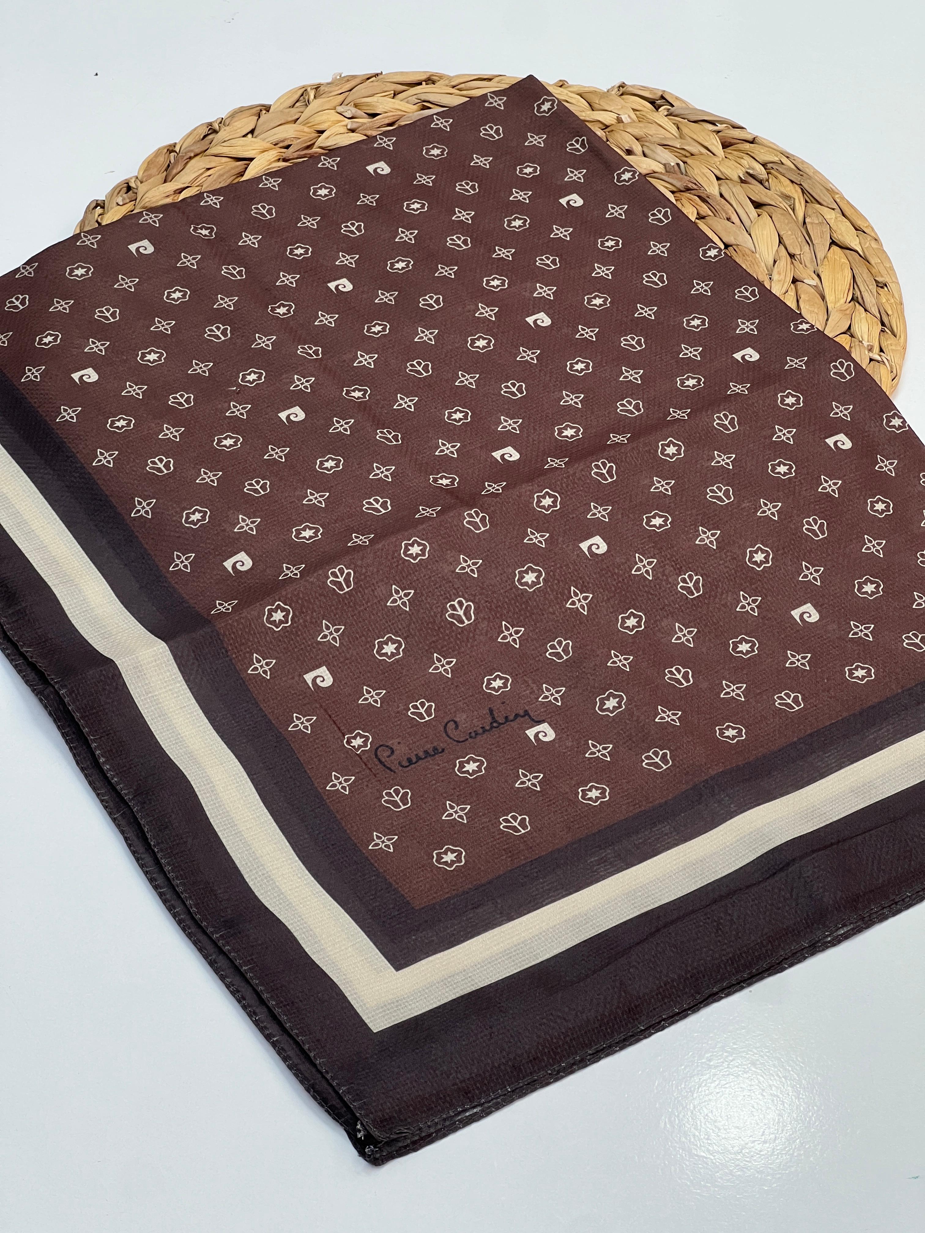 PİEERE CARDİN LACOSTE KUMAŞ SOFT ŞAL - ÇİKOLATA KAHVE