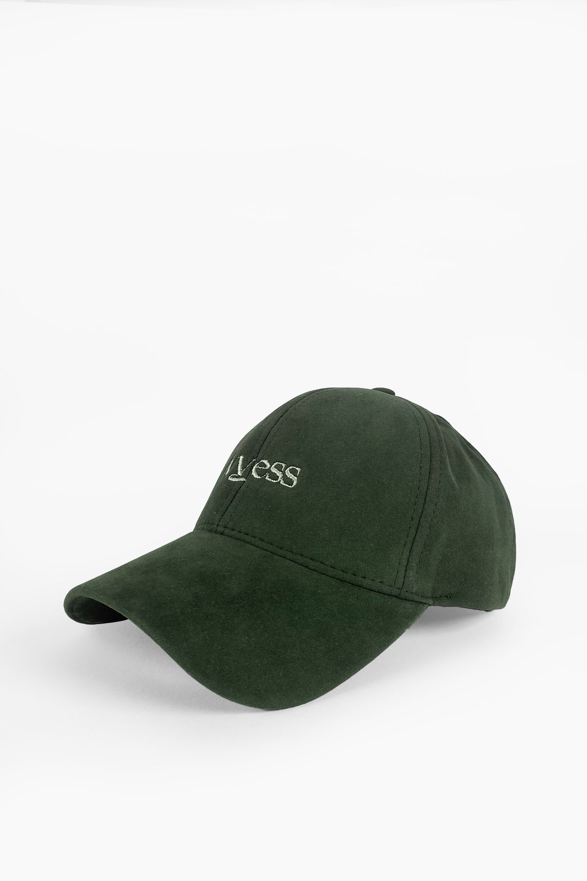 Süet Şapka - Yeşil