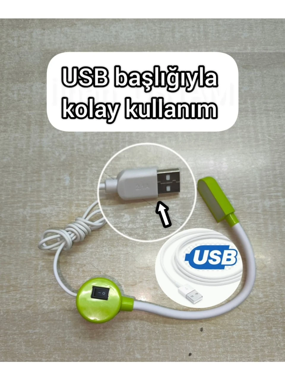 Dikiş Makinesi Spiralli Led Lamba ( USB girişli )