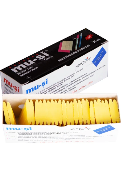 Mu-şi Buhar İle Uçan Çizgi Taşı Sarı 25 Adet