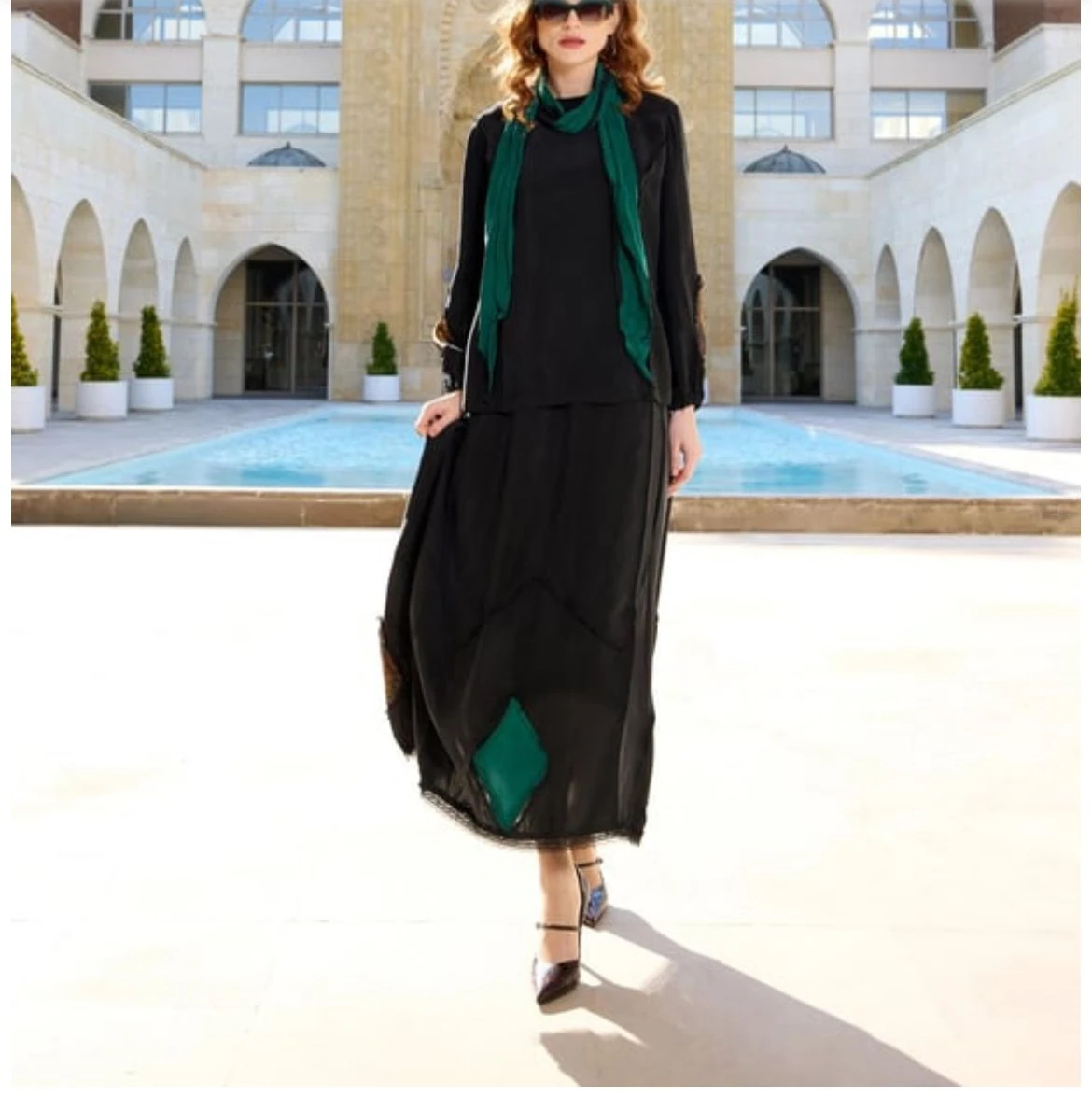 MİSSWHENCE  PATCHWORK ETEKLİ TAKIM 