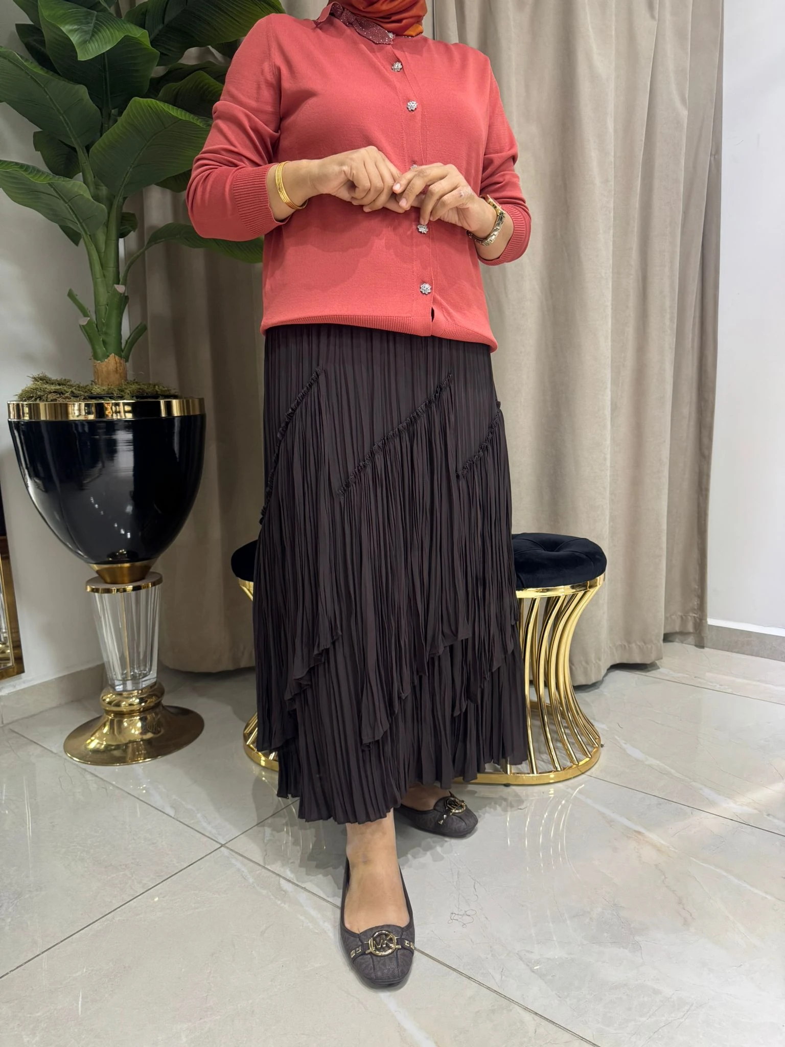 SENTEZ VİOLA PARÇALI KIRIŞTIRMA ETEK