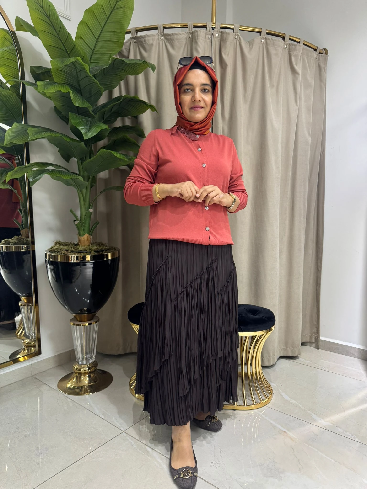 SENTEZ VİOLA PARÇALI KIRIŞTIRMA ETEK