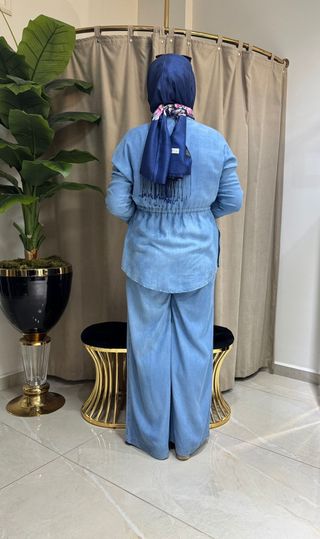 MİSSEMRAMİSS TENCEL KOT TAKIM 4843