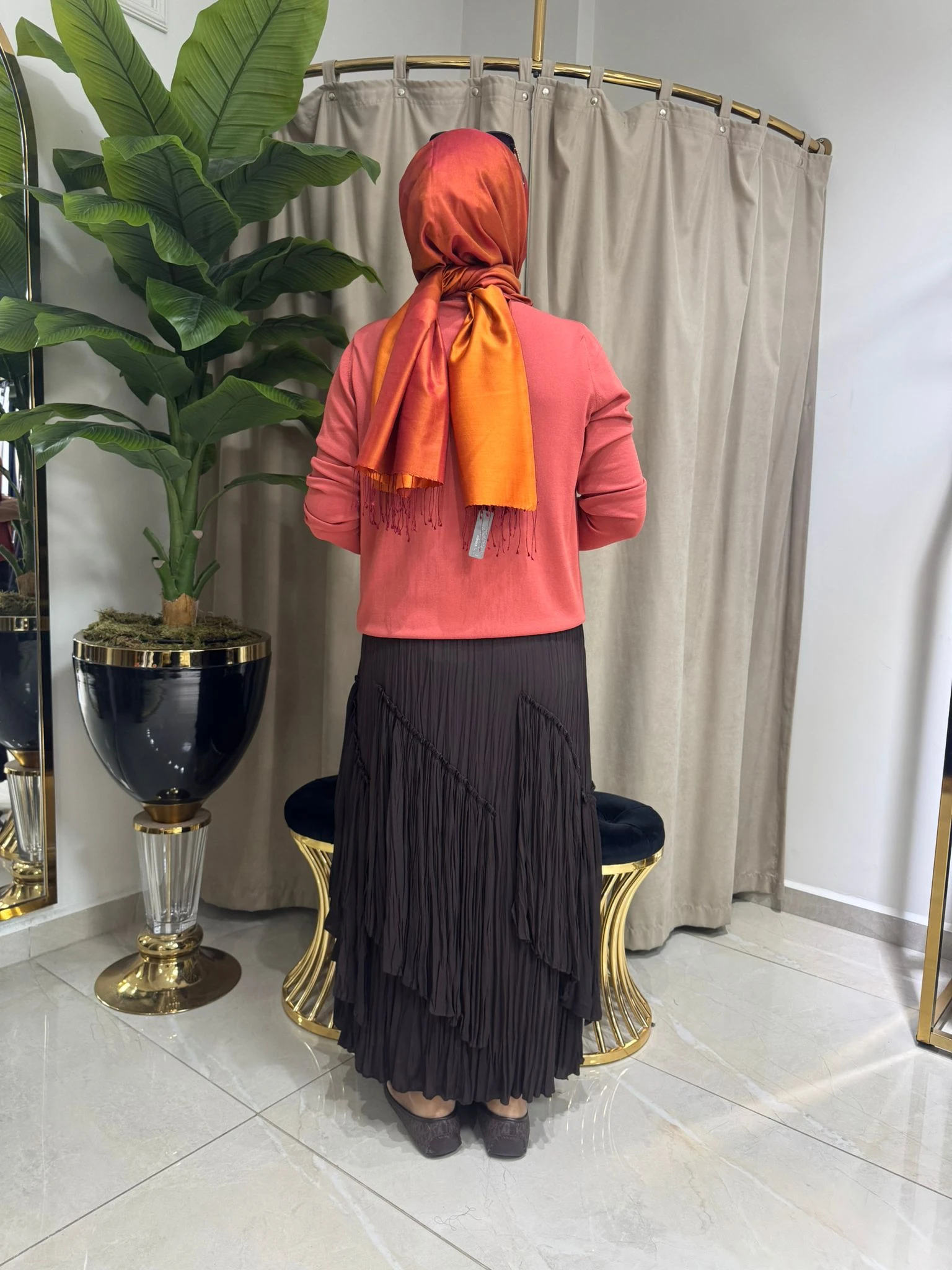 SENTEZ VİOLA PARÇALI KIRIŞTIRMA ETEK