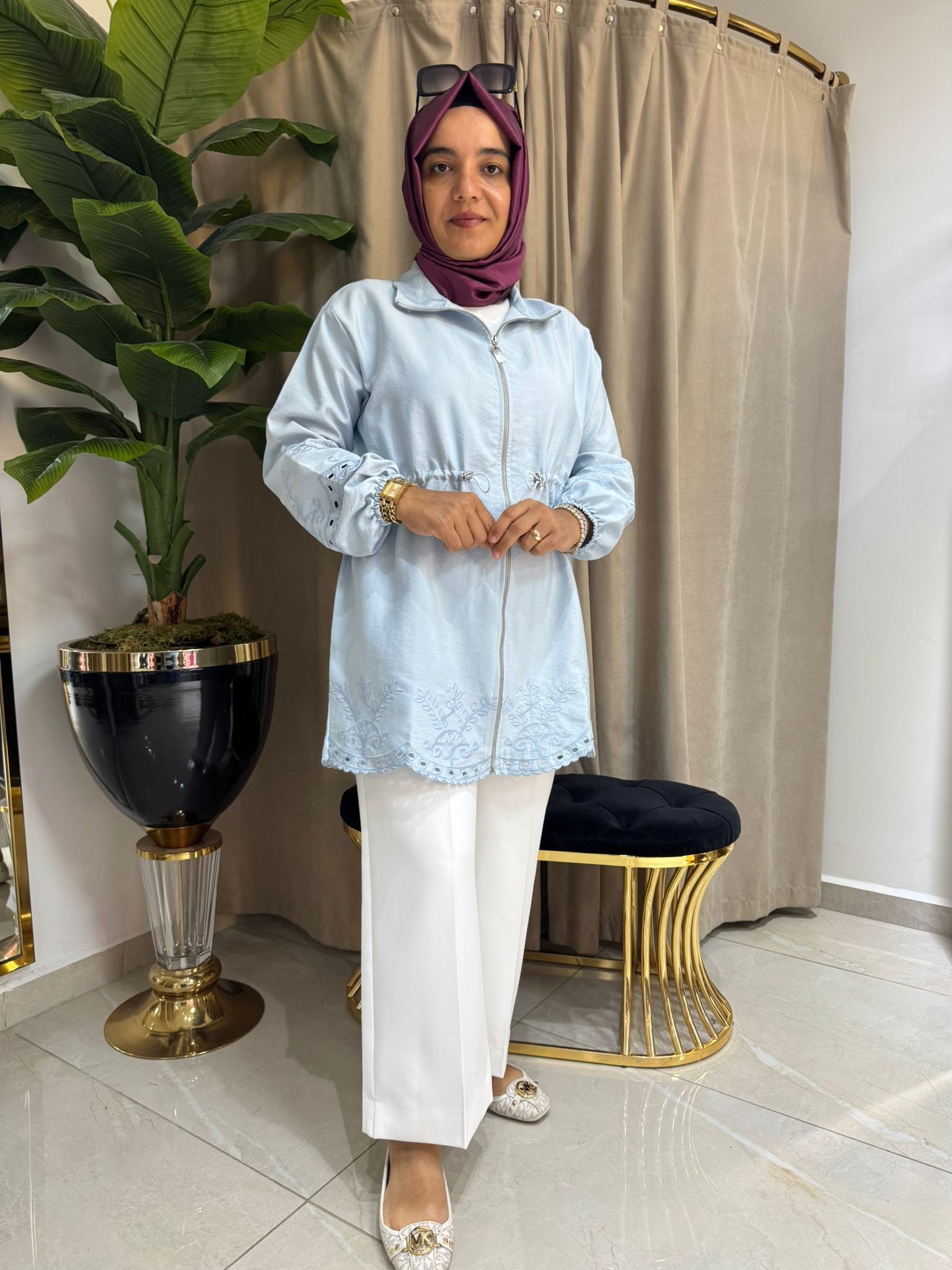 NAKIŞ DETAYLI CEKET 3020