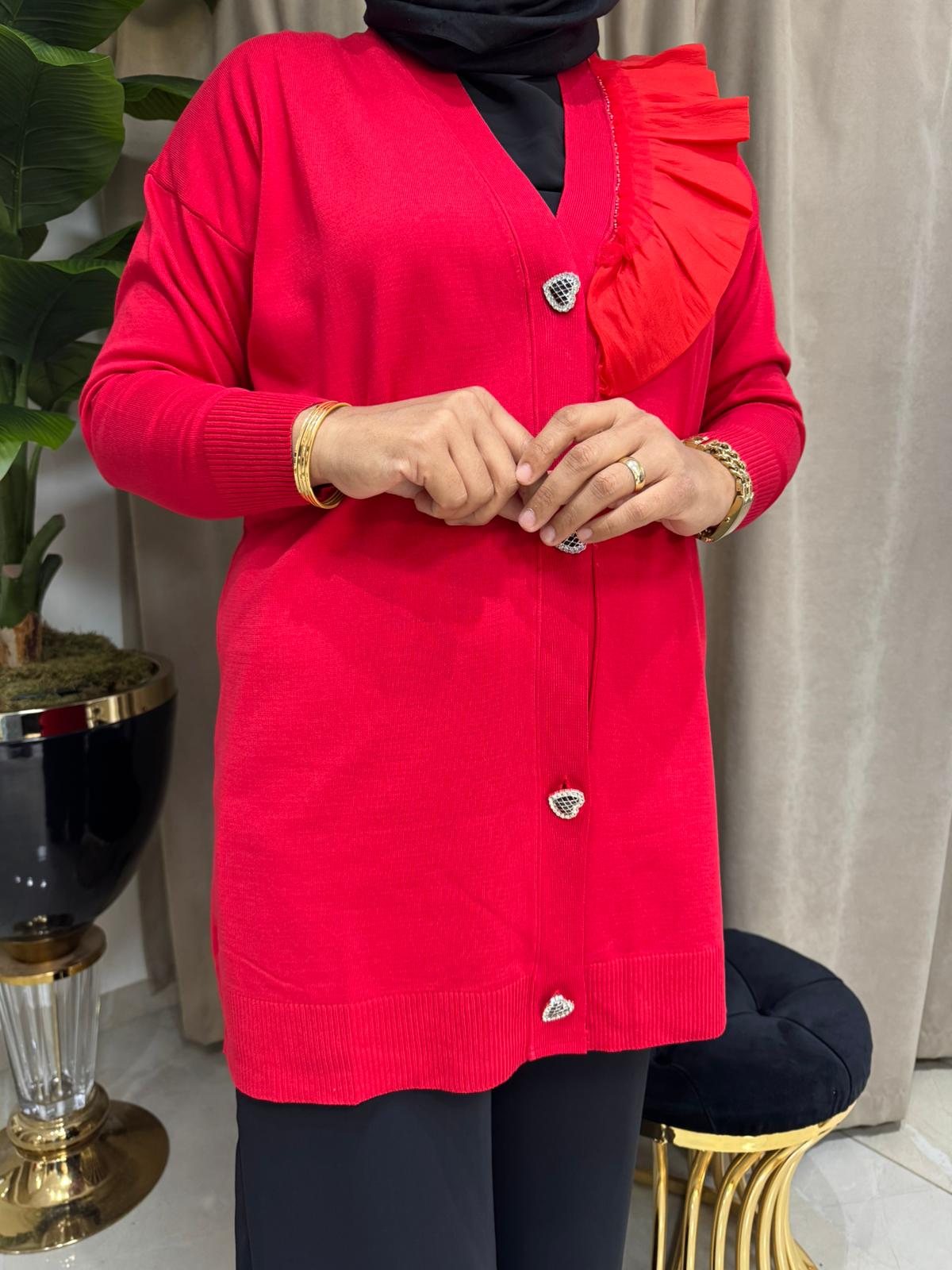 YANI TÜLLÜ MERSERİZE HIRKA 243
