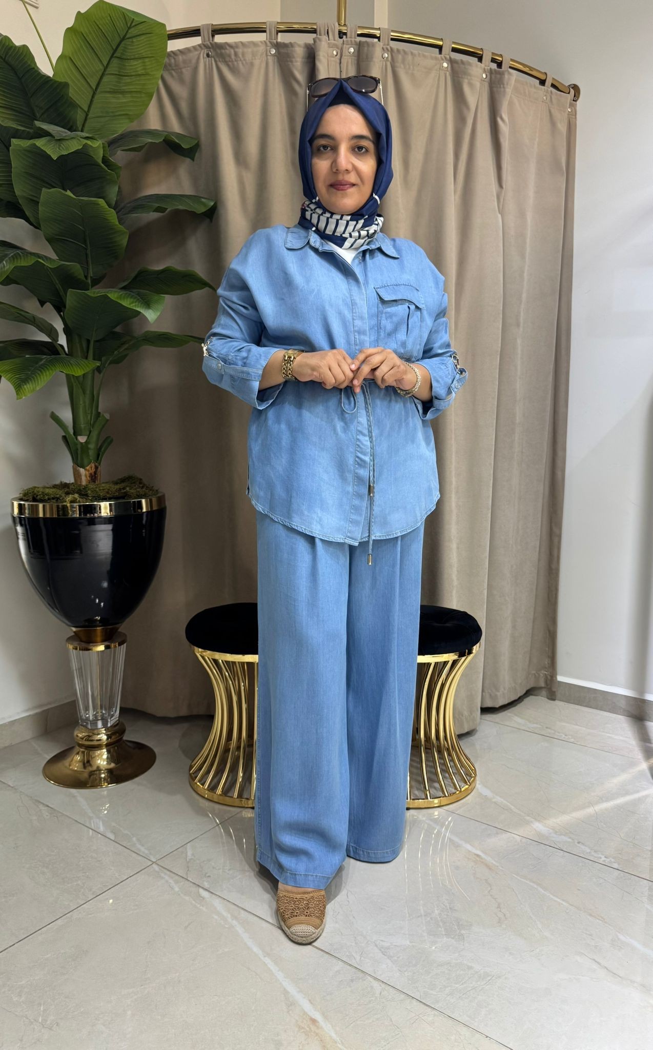 MİSSEMRAMİSS TENCEL KOT TAKIM 4843
