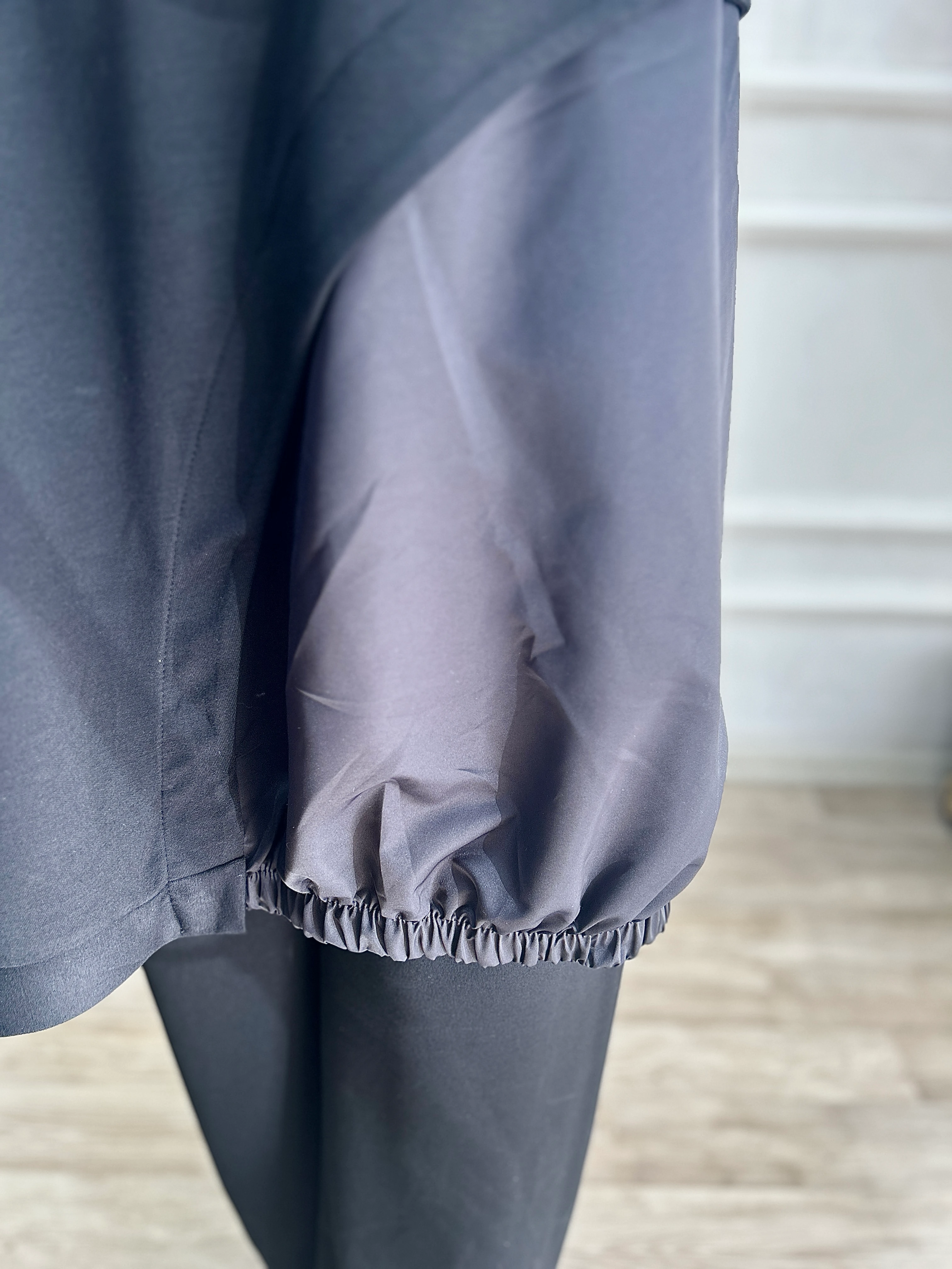 İkili fermuarlı takım (siyah)