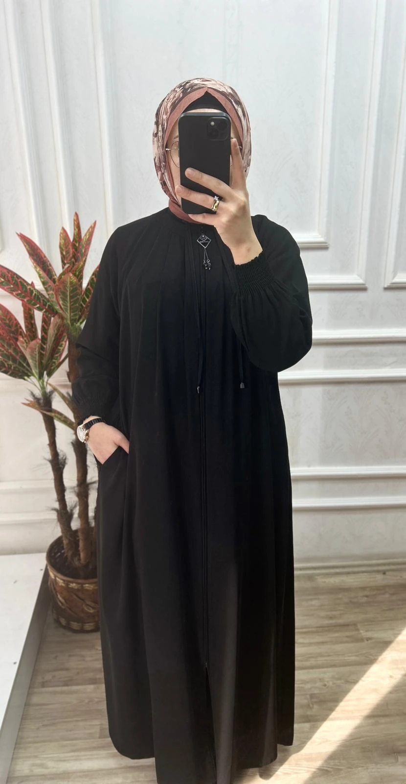 Mevlana ferace (siyah)