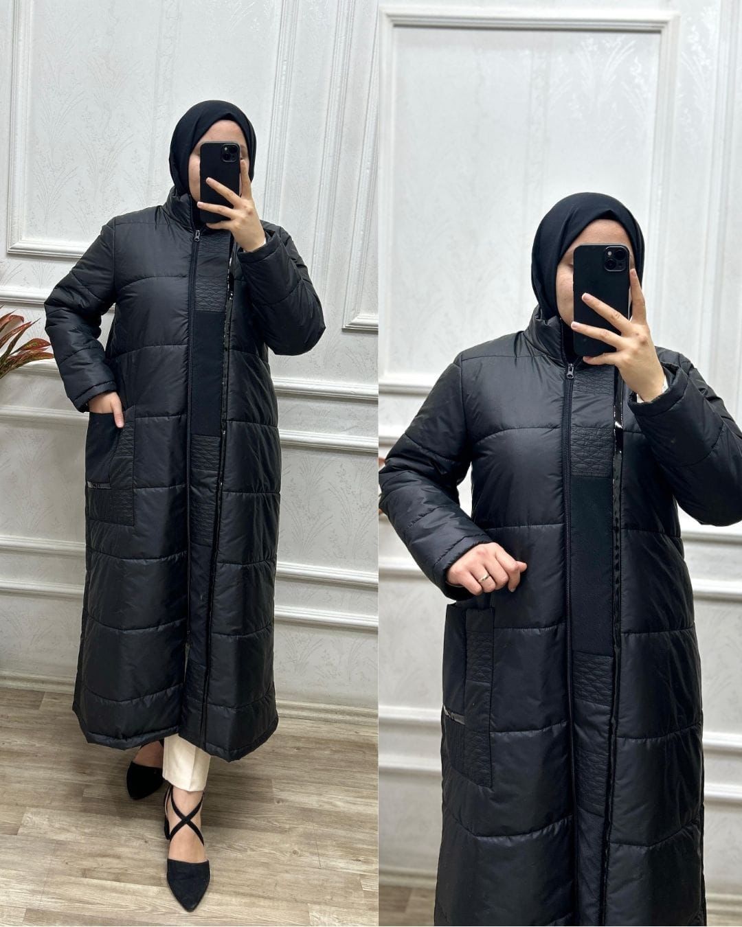 Şişme Mont (siyah)