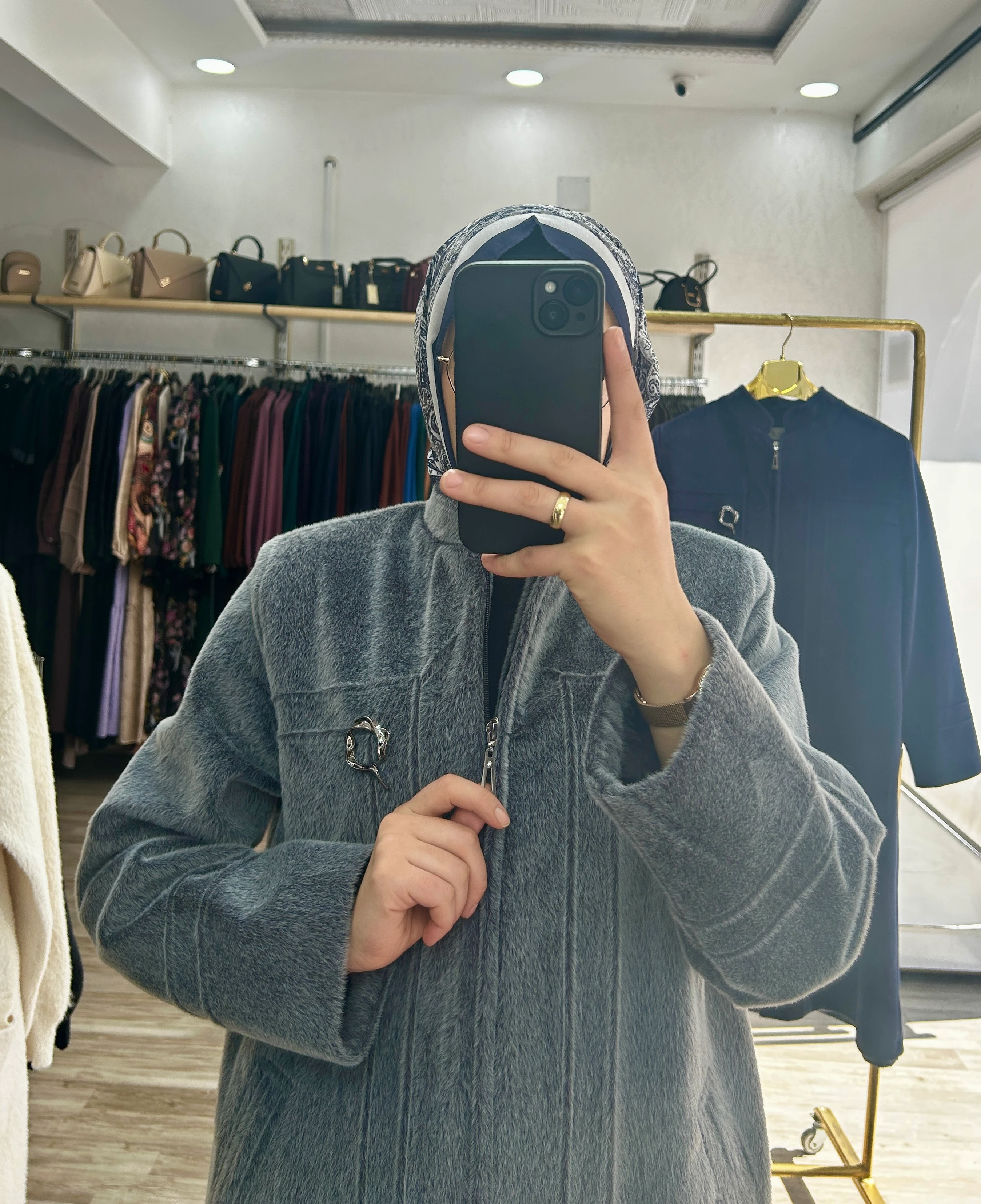 Deve tüyü Kaban (gri)