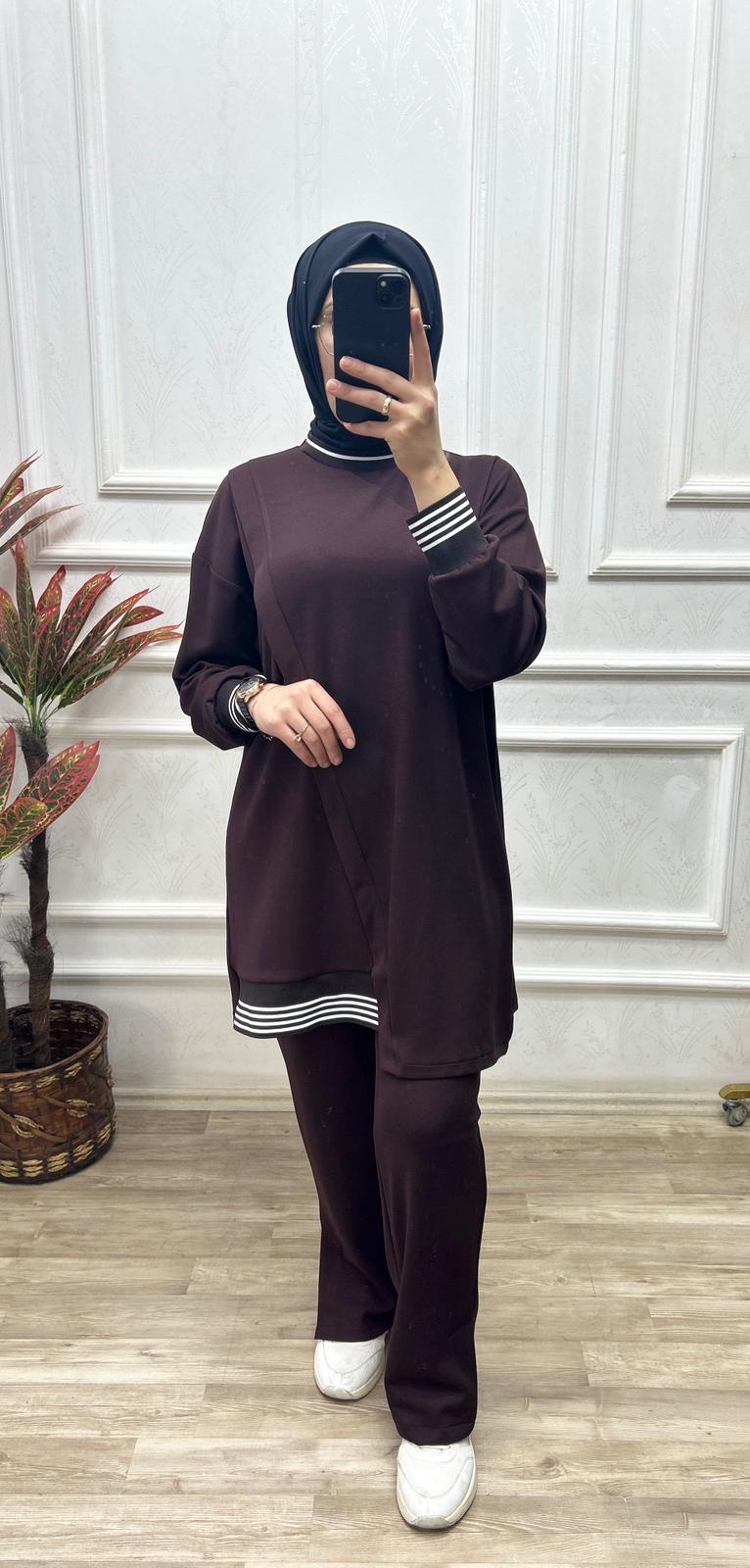 Manşetli Takım (acı kahve)