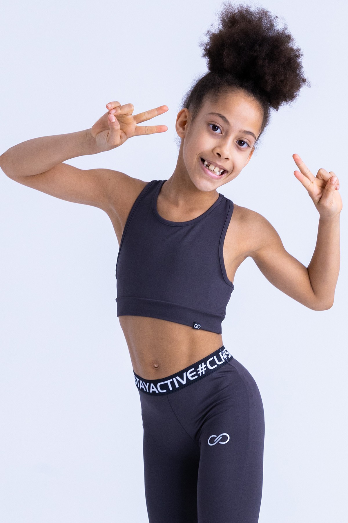 Betty Düz Crop Atlet