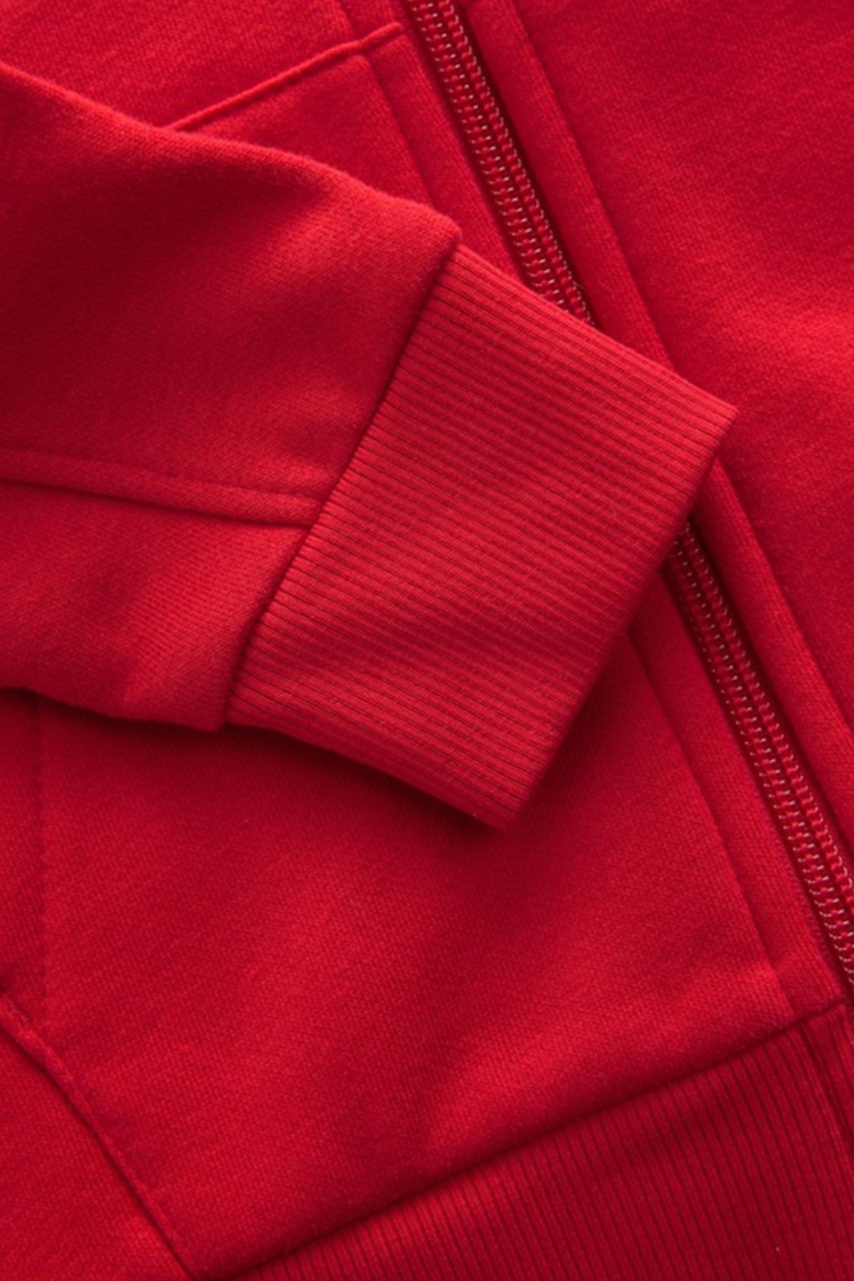 Comfy Kapişonlu Fermuarlı Sweatshirt