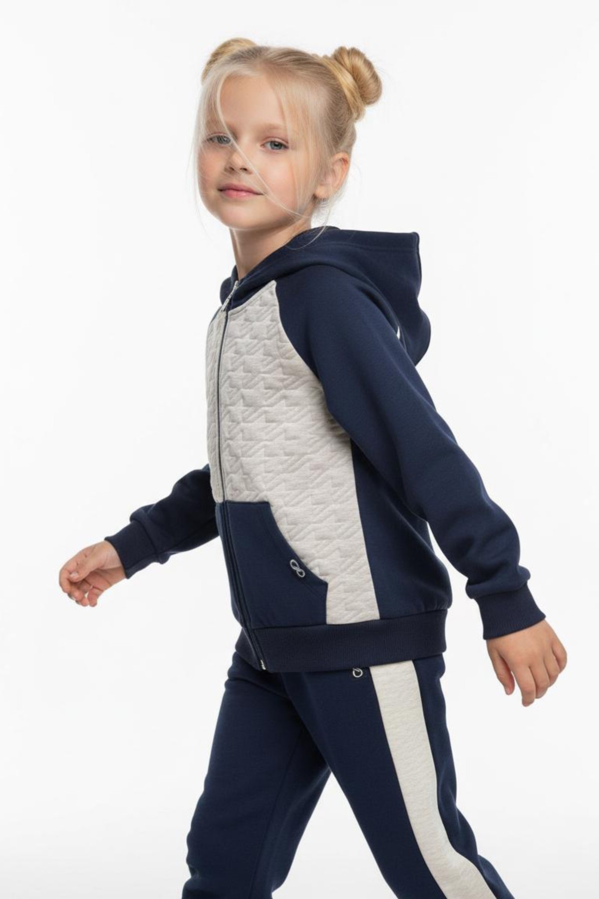 Unisex Eşofman Takımı Kapitone Detaylı Kapişonlu